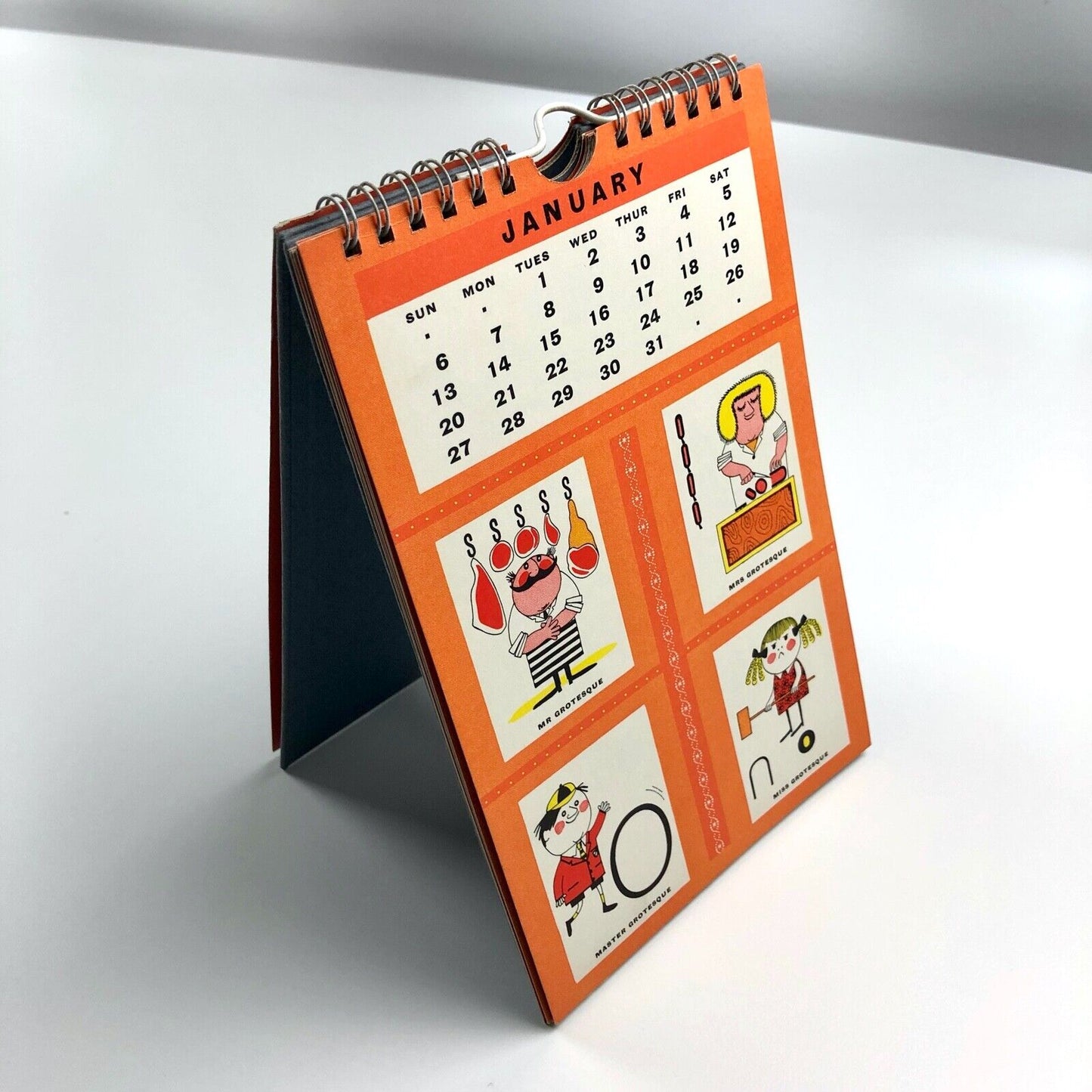 1963 Calendar – Happy Families of ‘Monotype’ Faces | Illustrations by Peter Kneebone