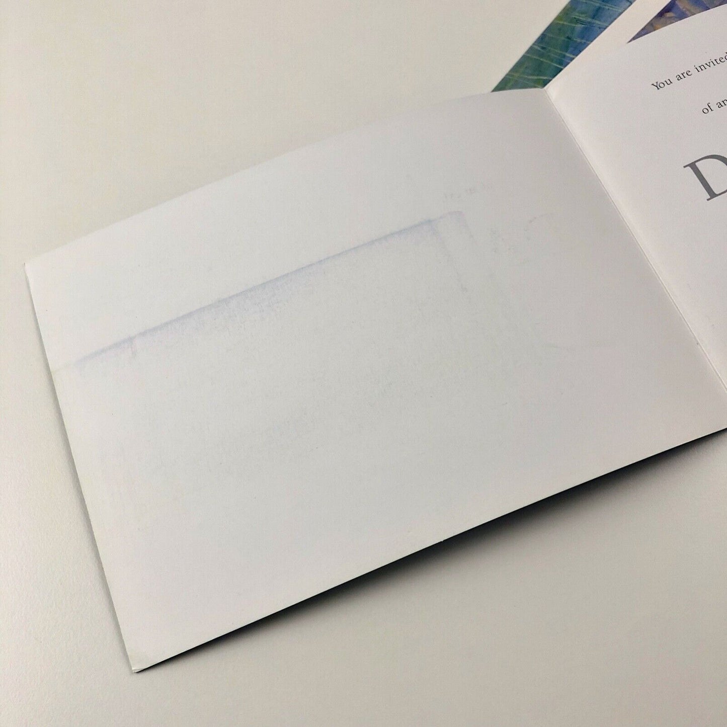 Five blank cards – David Tress paintings, with private view card | West Wales Art Centre