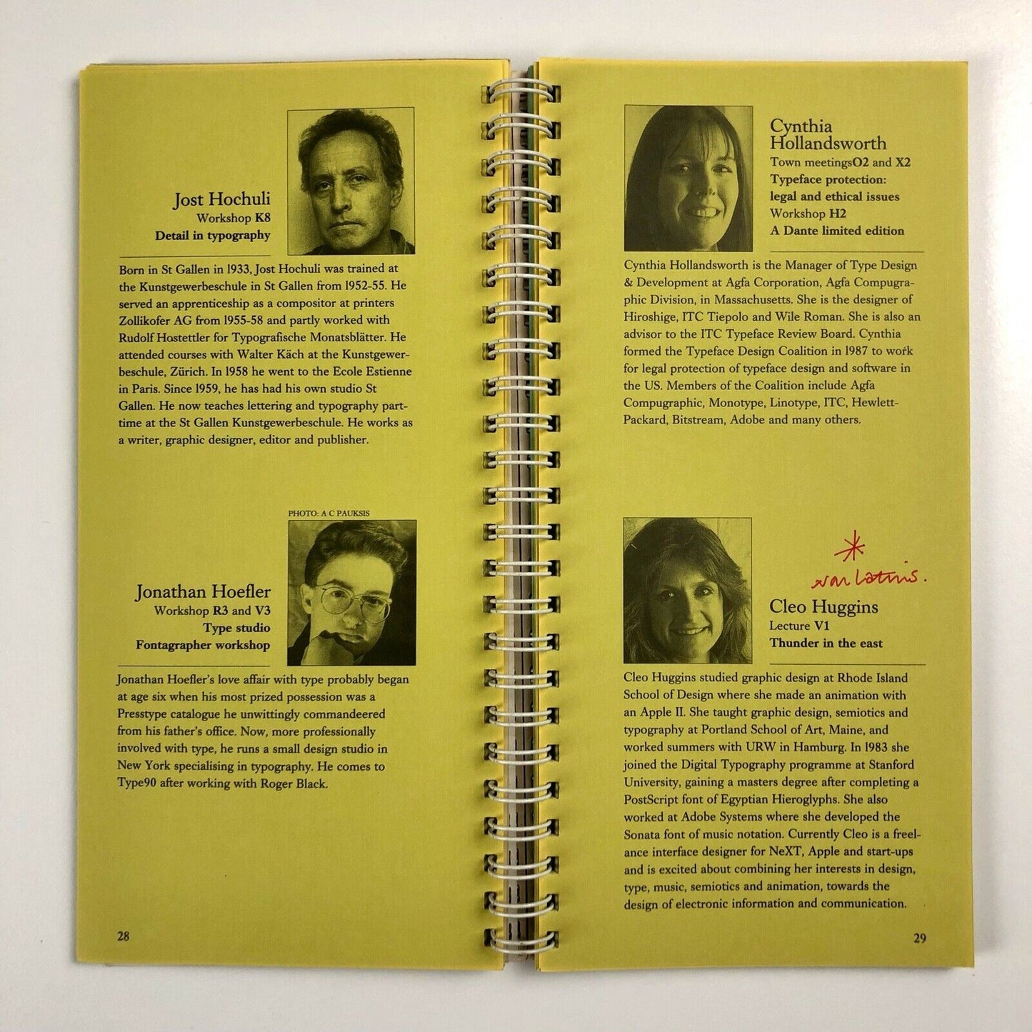 Type 90. ATypI (Association Typographique Internationale) | 1990 conference guide