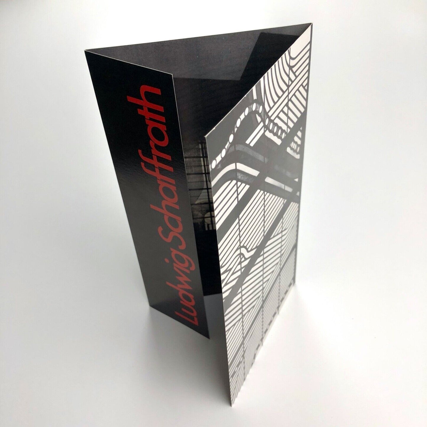 Ludwig Schaffrath | Crafts Advisory Committee | Waterloo Place Gallery folded card leaflet, 1974
