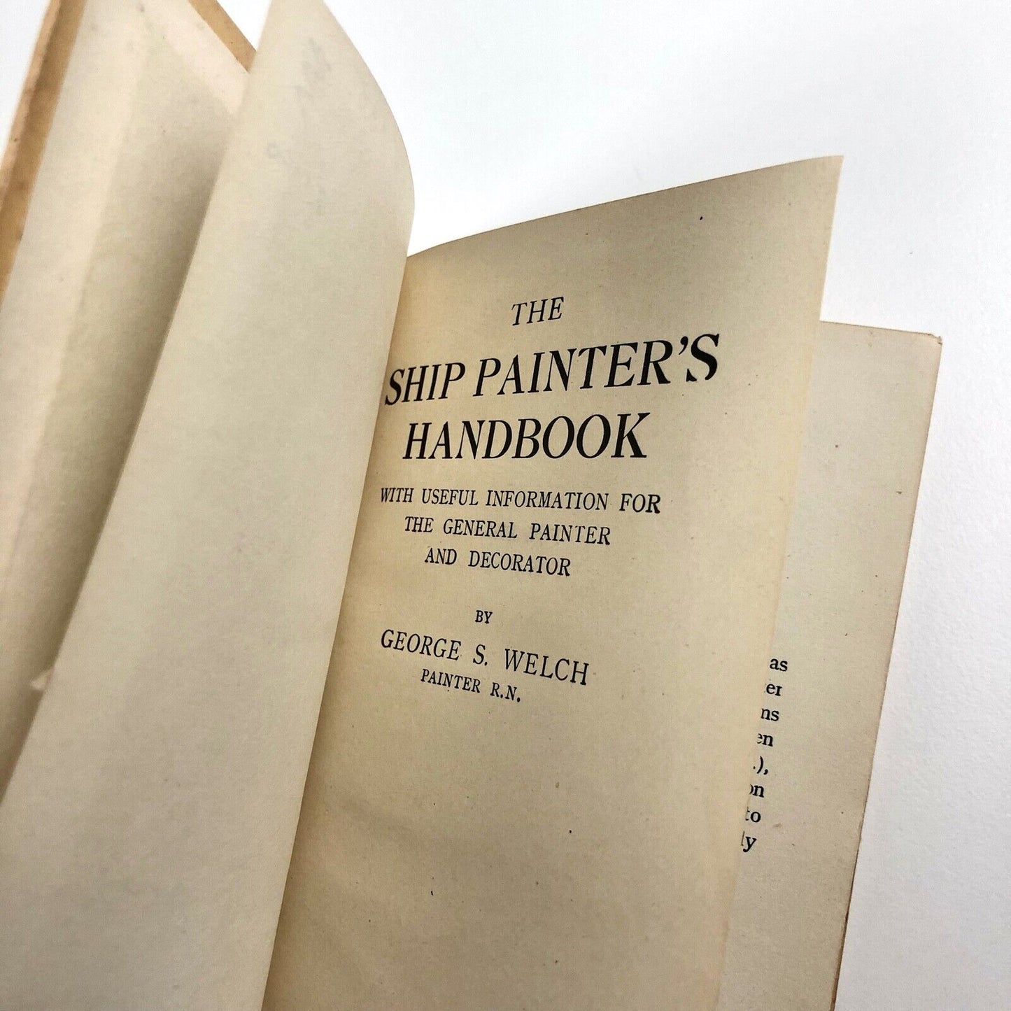 The Ship Painter's Handbook by George S. Welch | Brown, Son & Ferguson Ltd, 1949