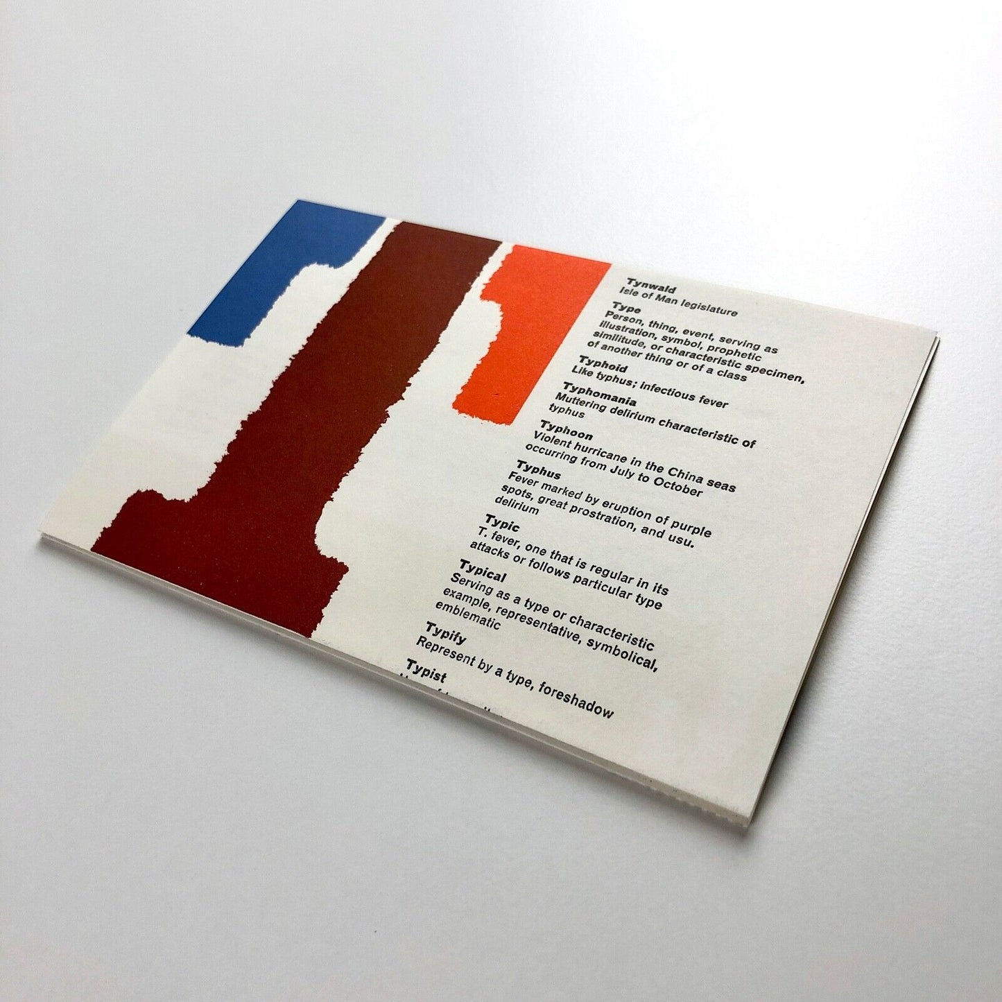 Typographica (New Series) journal promotional leaflet 1960