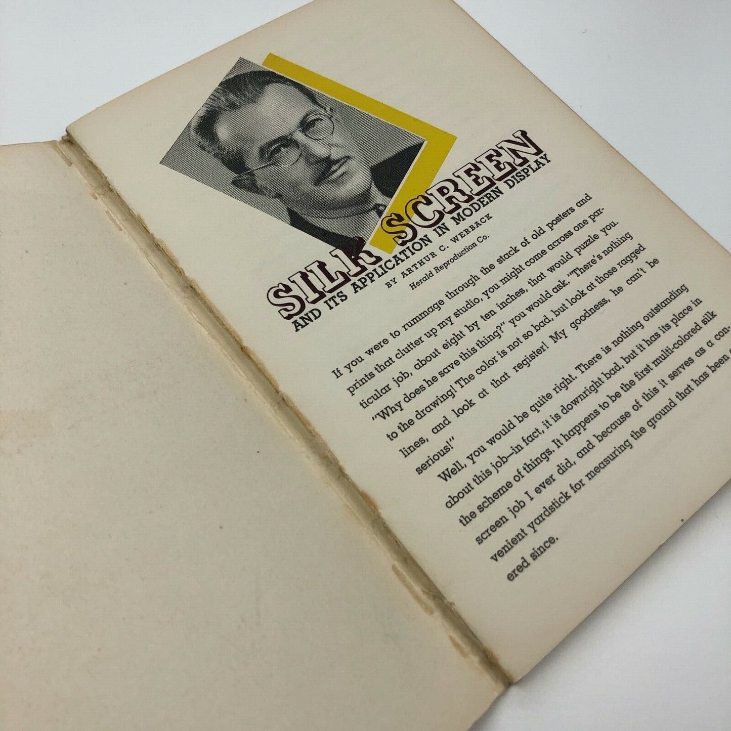 PM AD Journal Dec 1938 - Jan 1939 Vol. 4, no. 10 silk screen printing | cover design by Leo Rackow