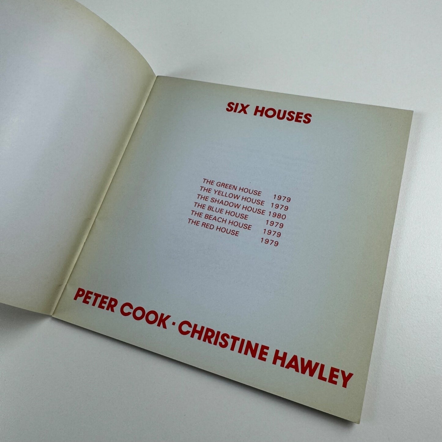 Six Houses by Peter Cook and Christine Hawley | Architectural Association, 1980