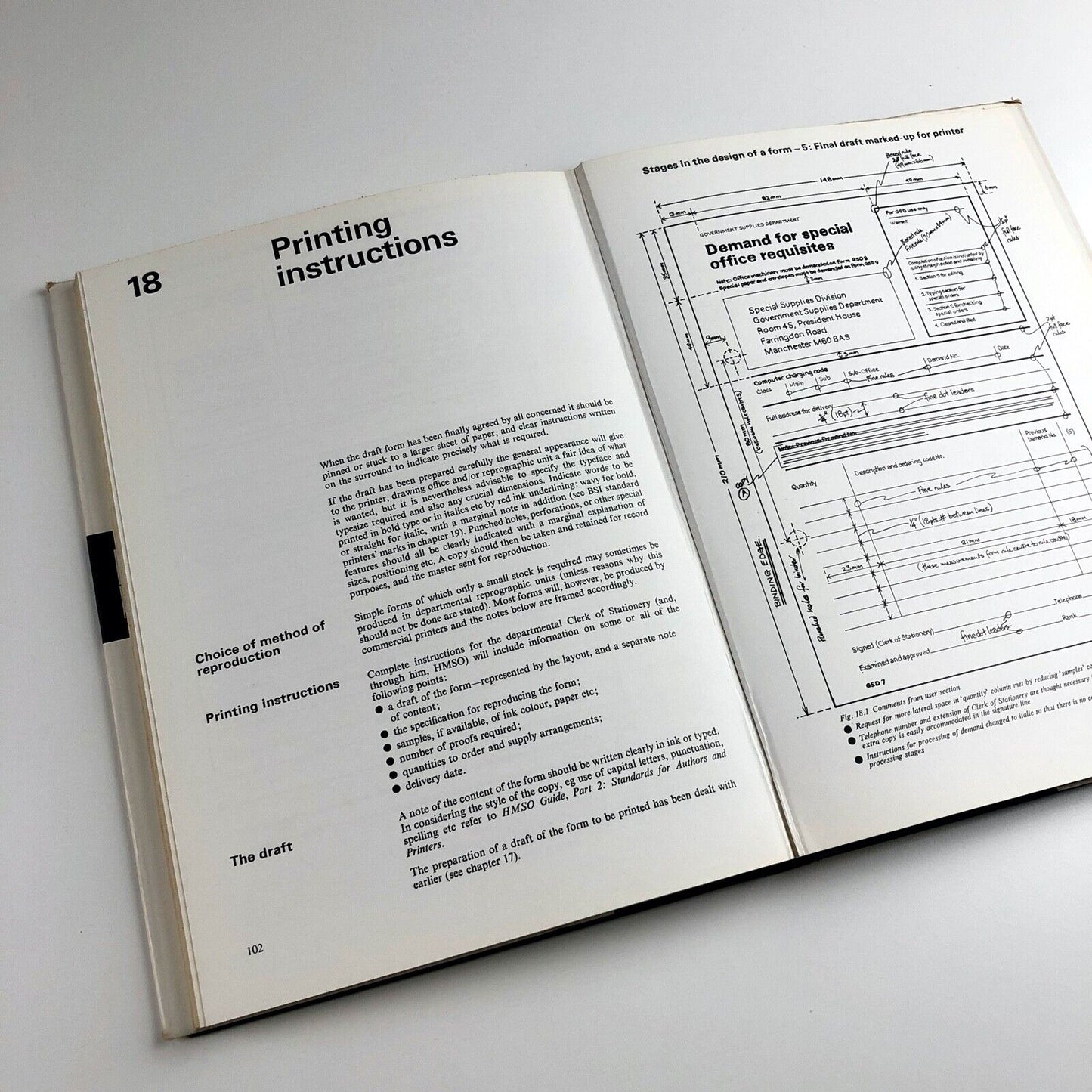 Design of Forms in Government Departments | HMSO | Third Edition, 1972