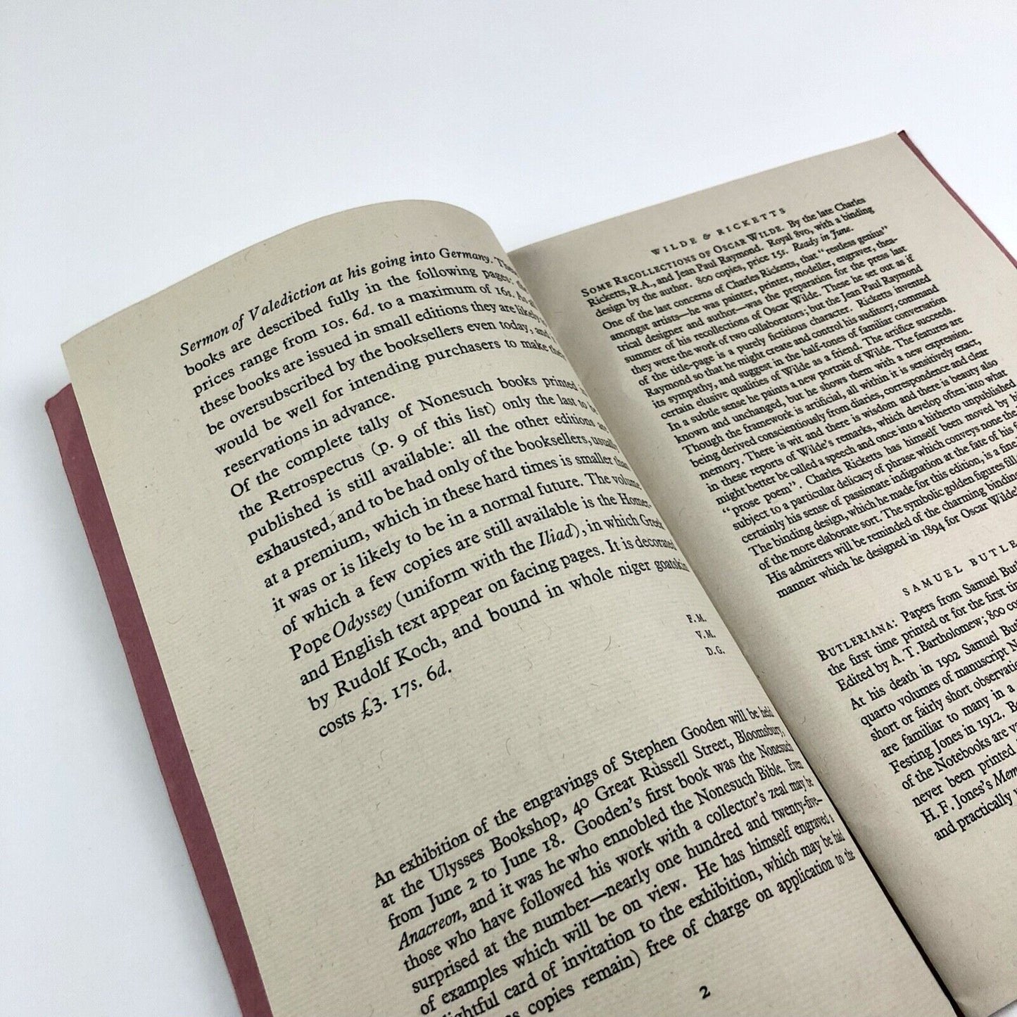 Prospectus & Retrospectus of the Nonesuch Press, 1932