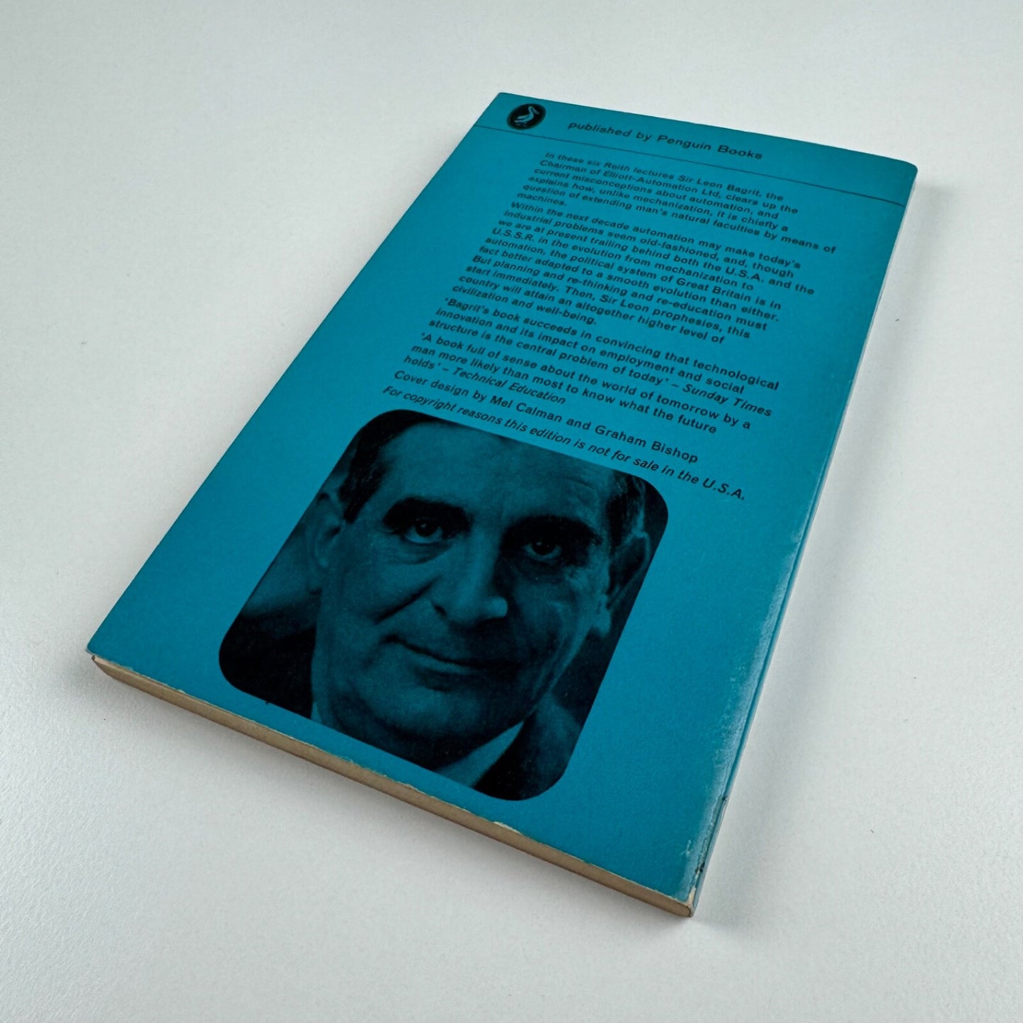 The Age of Automation by Leon Bagrit. The Reith Lectures 1964 | Pelican, 1966 edition