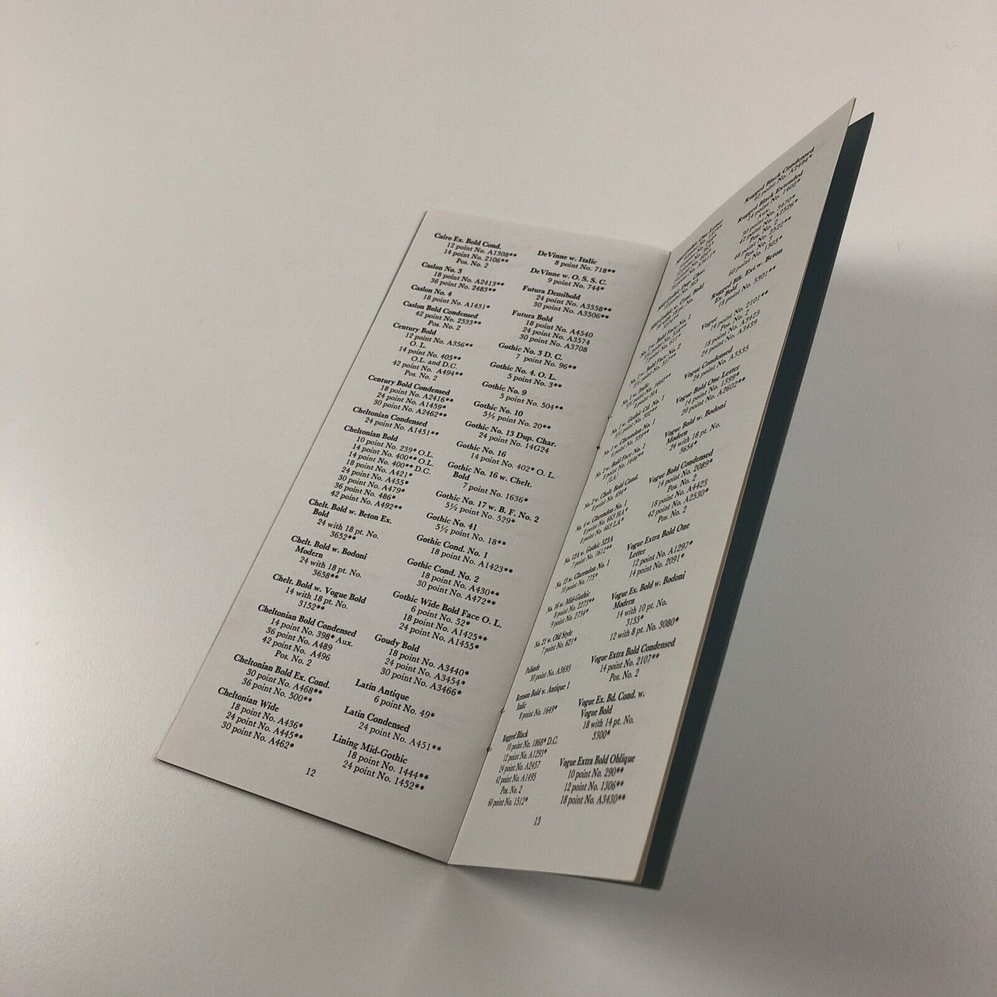 Important Announcement to Users of Intertype Matrices | 1959 booklet