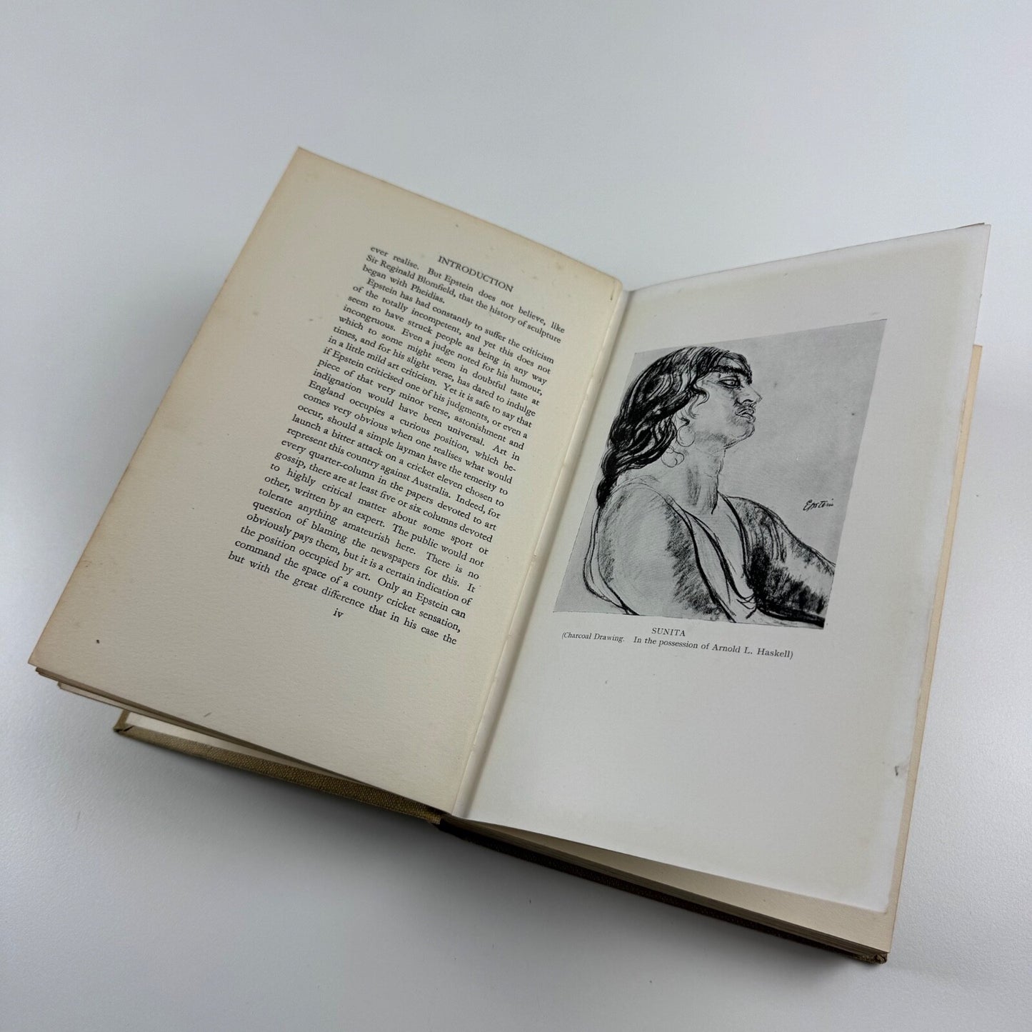 The sculptor speaks. Jacob Epstein to Arnold L. Haskell | William Heinemann, 1931