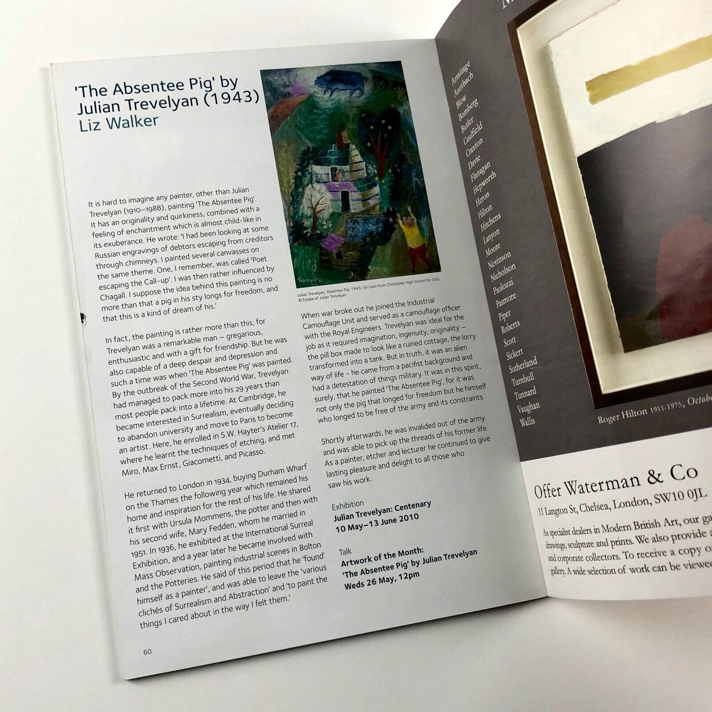Pallant House Gallery magazine number 20 | March–June 2010 John Tunnard