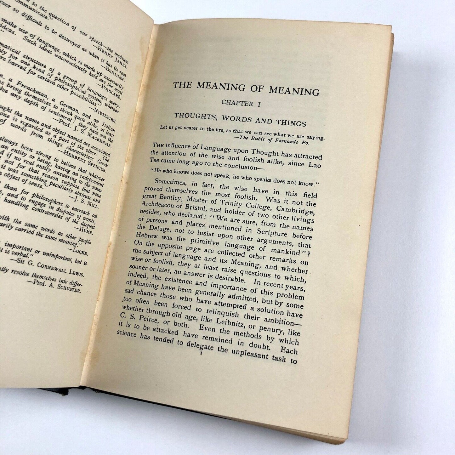 The Meaning of Meaning C.K. Ogden and I.A. Richards | Harcourt, Brace & Co 1953 | Ben & Bernarda Shahn