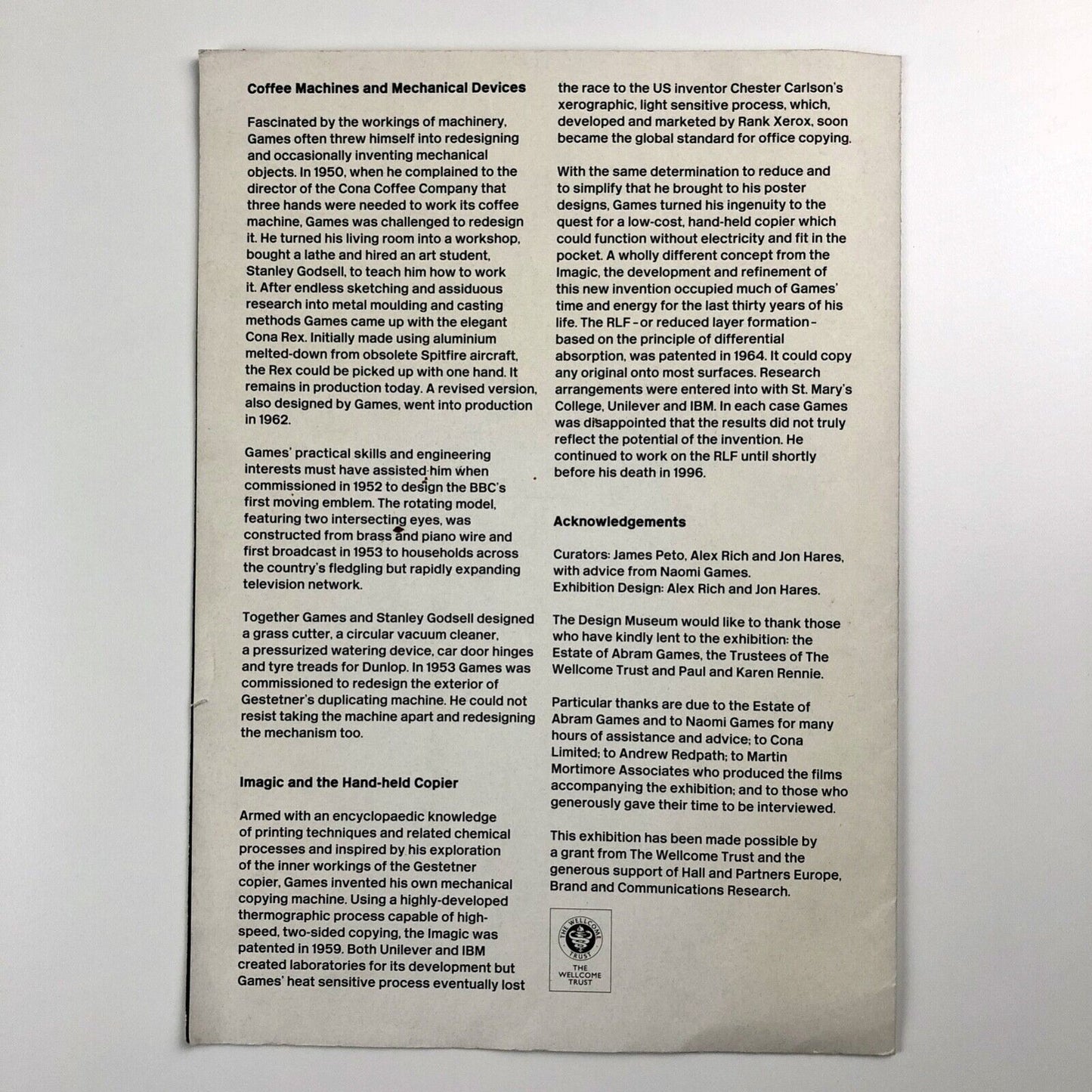 Abram Games – Maximum Meaning, Minimum Means | Design Museum, 2003