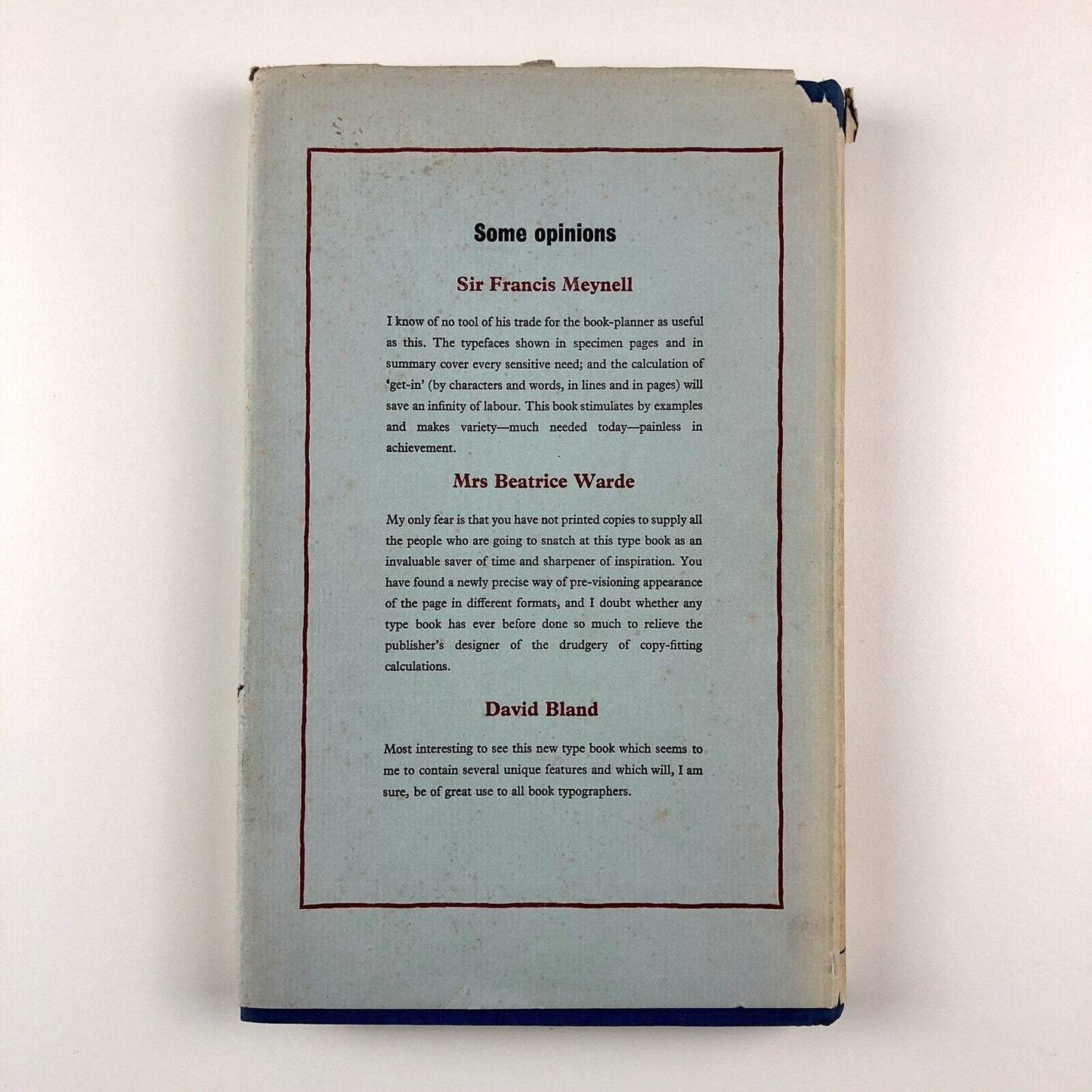 The Western Type Book – 191 Specimens of Typefaces for Books | Hans Schmoller, 1962