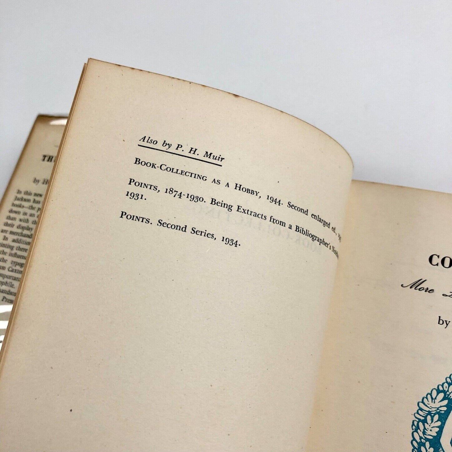 Book-Collecting More Letters to Everyman by Percy H. Muir | Cassell, 1949