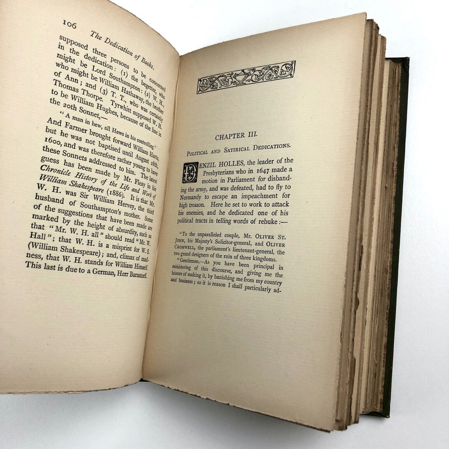 The Dedication of Books by Henry B. Wheatley | Elliot Stock, 1887 (ex-library)