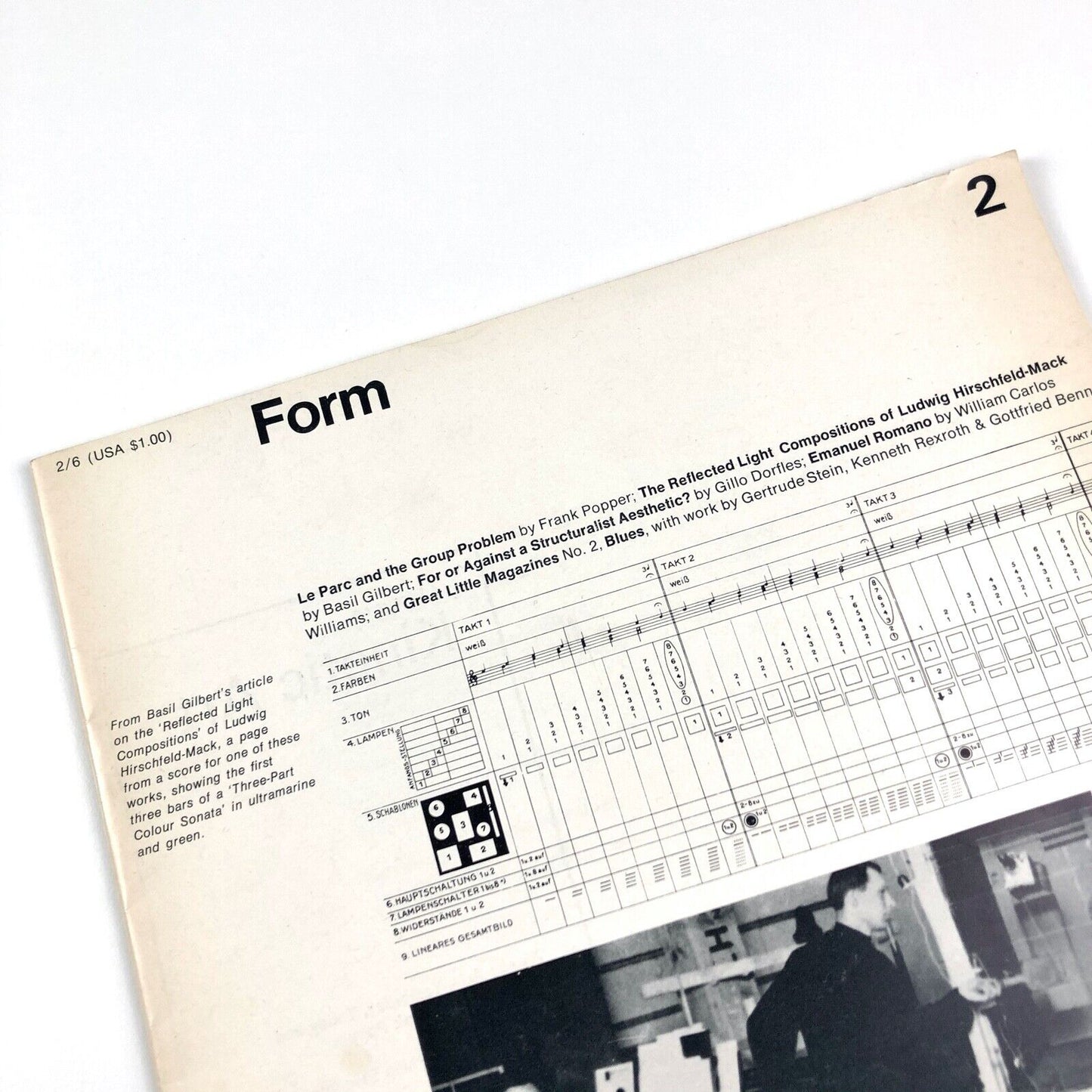 Form No. 2, September 1st 1966 | Editors: Philip Steadman, Mike Weaver, Stephen Bann