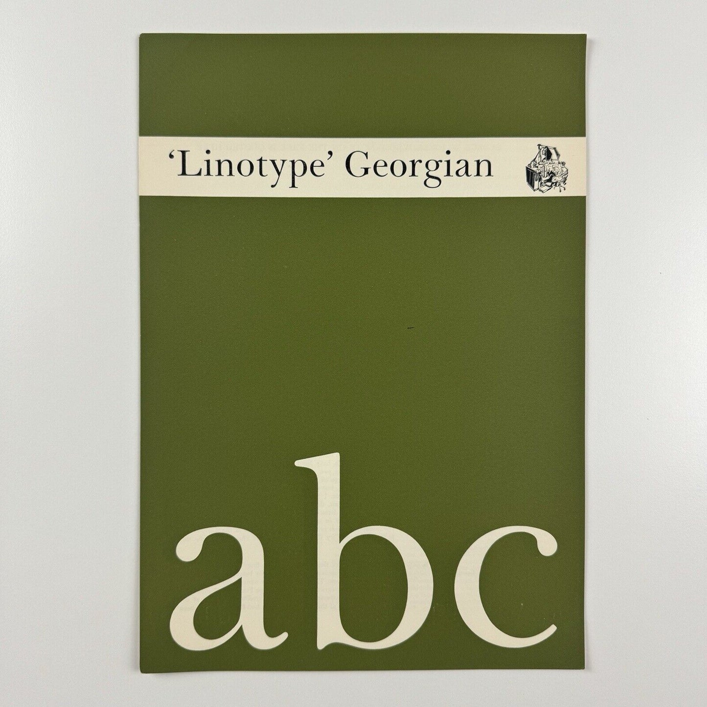 Linotype Georgian | Type specimen leaflet | Undated, possibly 1965