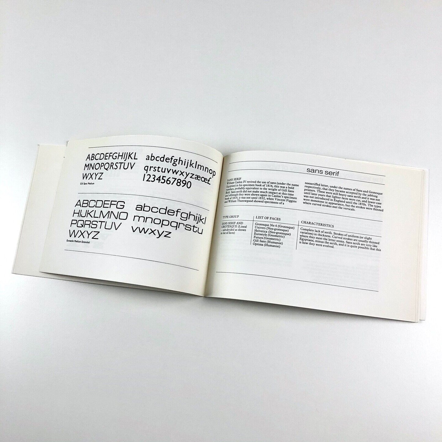 The Development & Classification of Type Design Originally compiled by R.E. O’Brien revised by H. Foster | Newcastle upon Tyne College of Art and Technology School of Art and Design Graphics and Print Production Section, undated