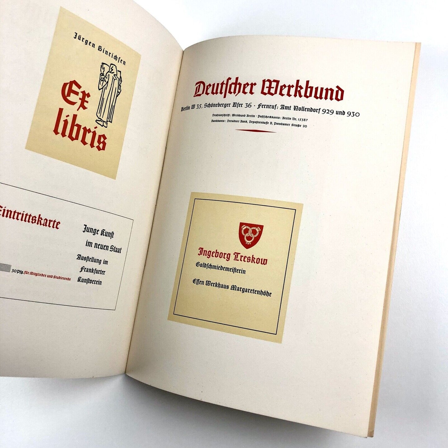 Eine Gotische Schrift type specimen brochure | Weiss-Gotisch E.R. Weiss Bauersche Gießerei