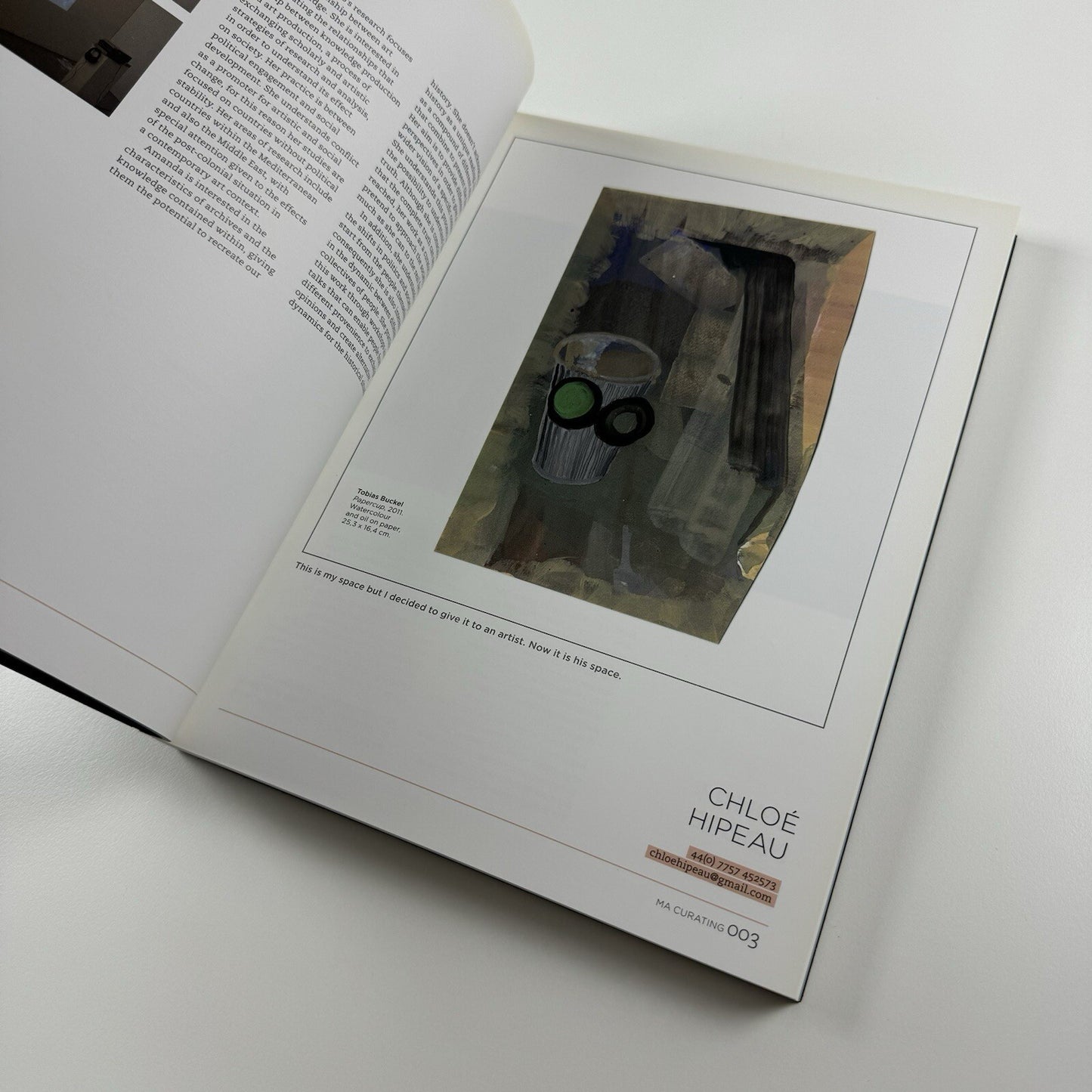 Masters of Arts 2011 – Chelsea College of Art & Design postgraduate show catalogue, 2011