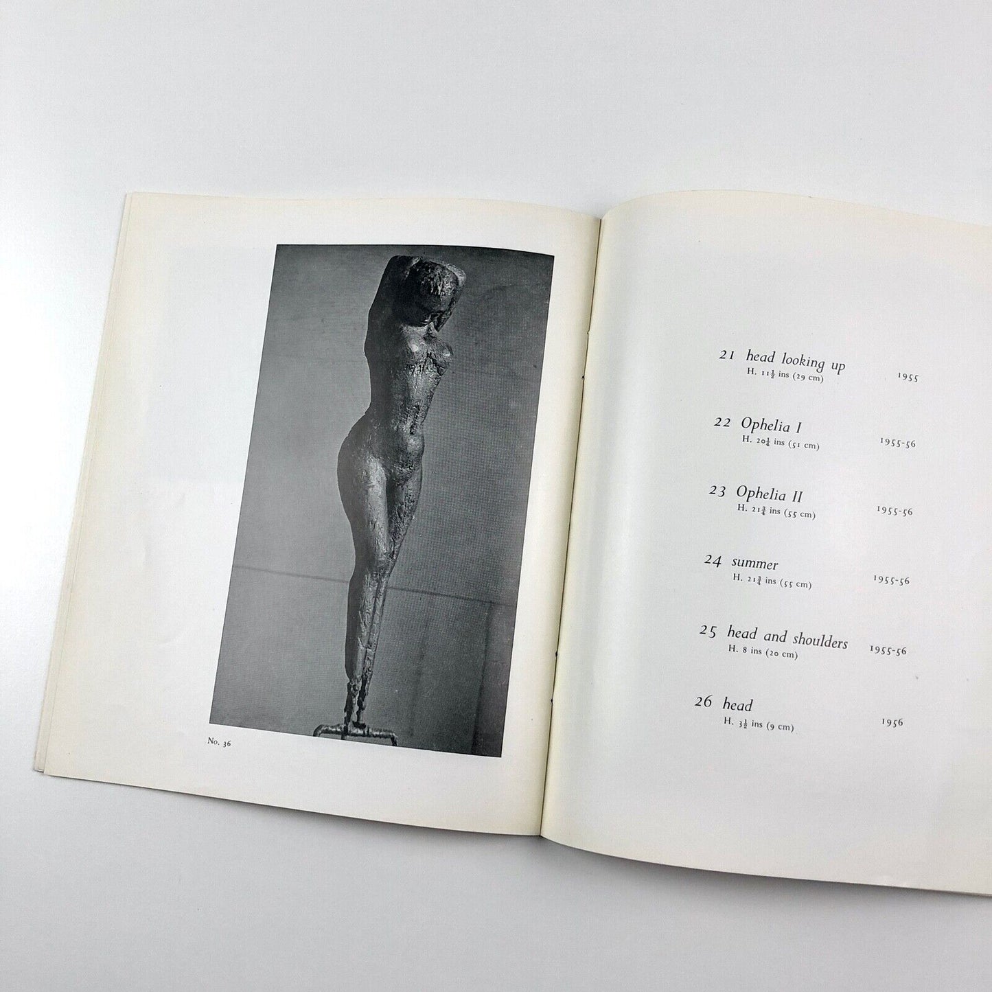 Reg Butler exhibition catalogue | The Hanover Gallery London, 1957