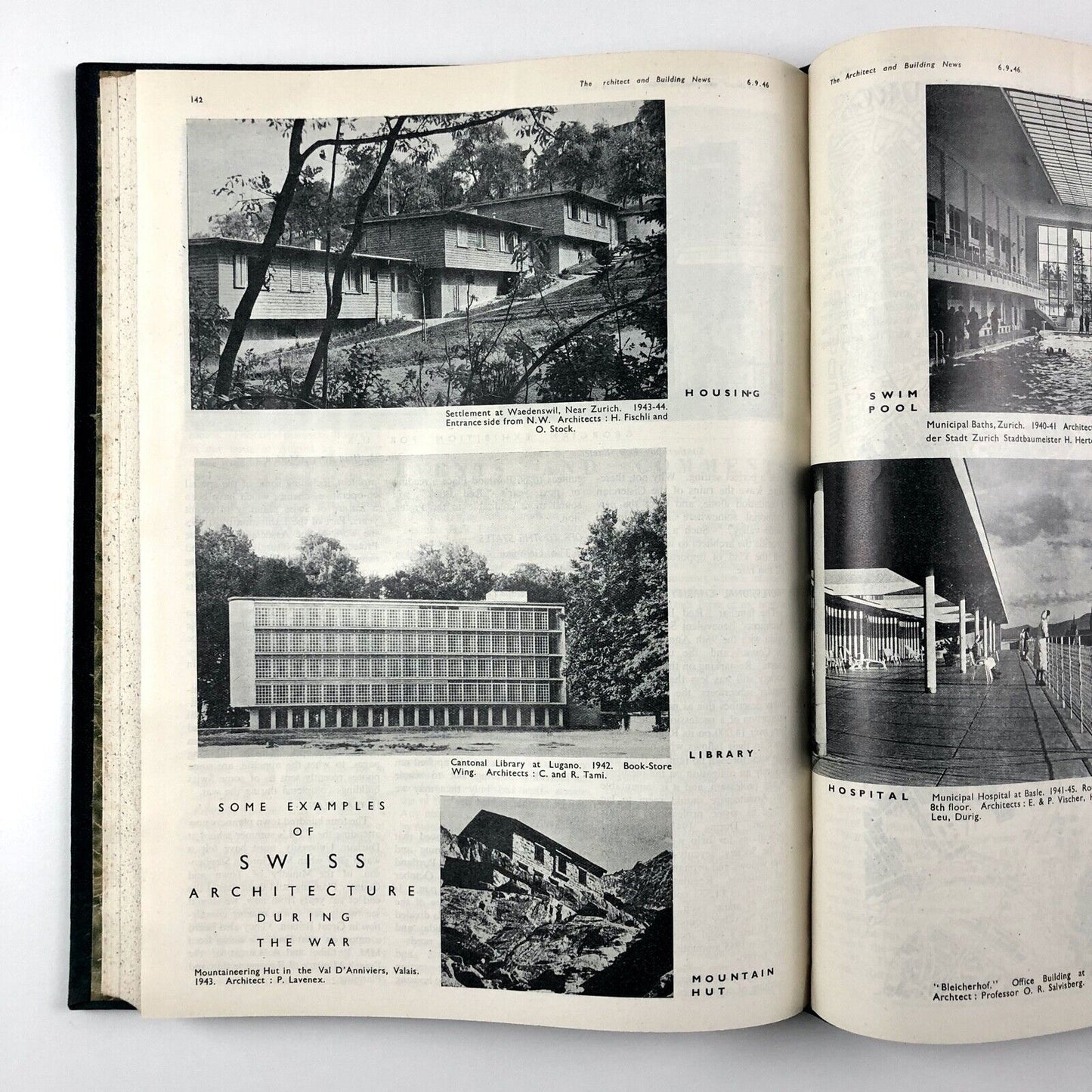 The Architect and Building News, Vol 186–187 | Bound architectural journals from 1946