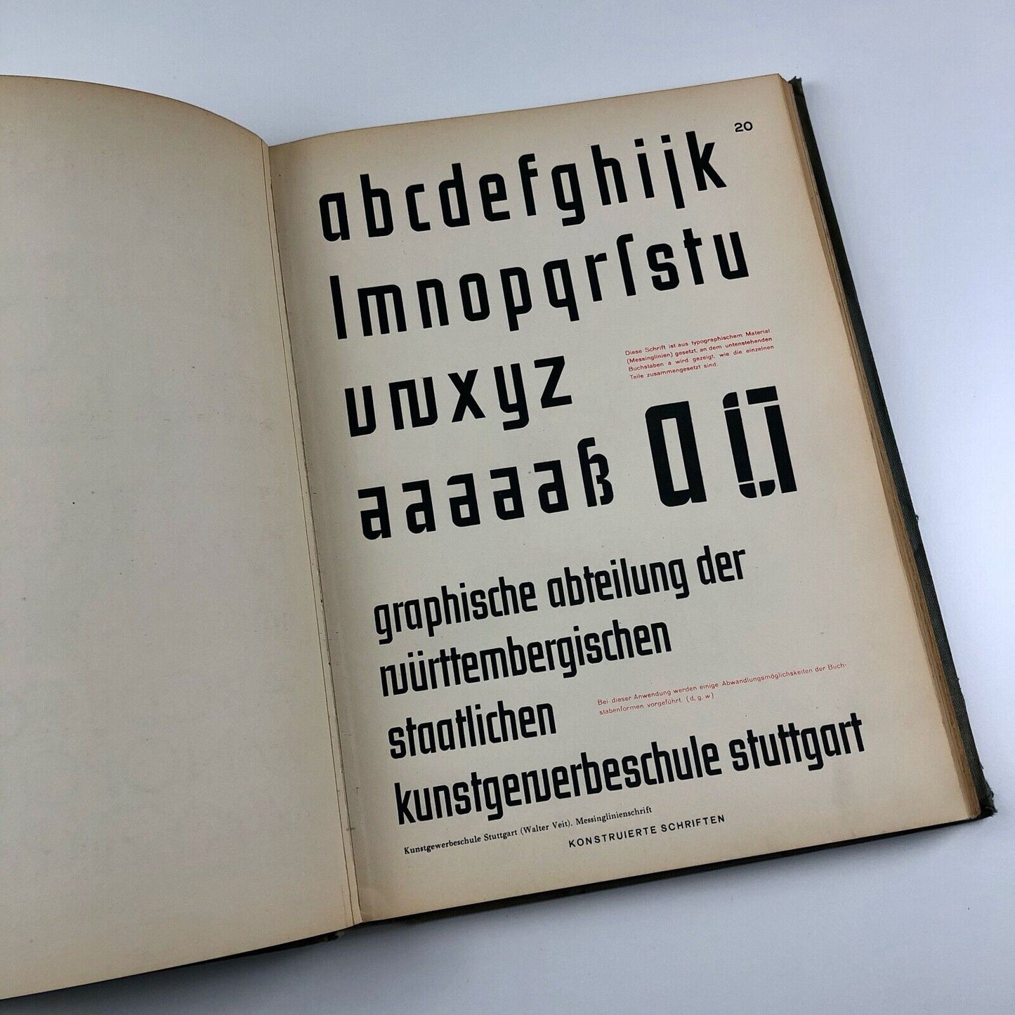 Hoffmanns Schriftatlas 1930 type specimen book by Herbert Hoffmann