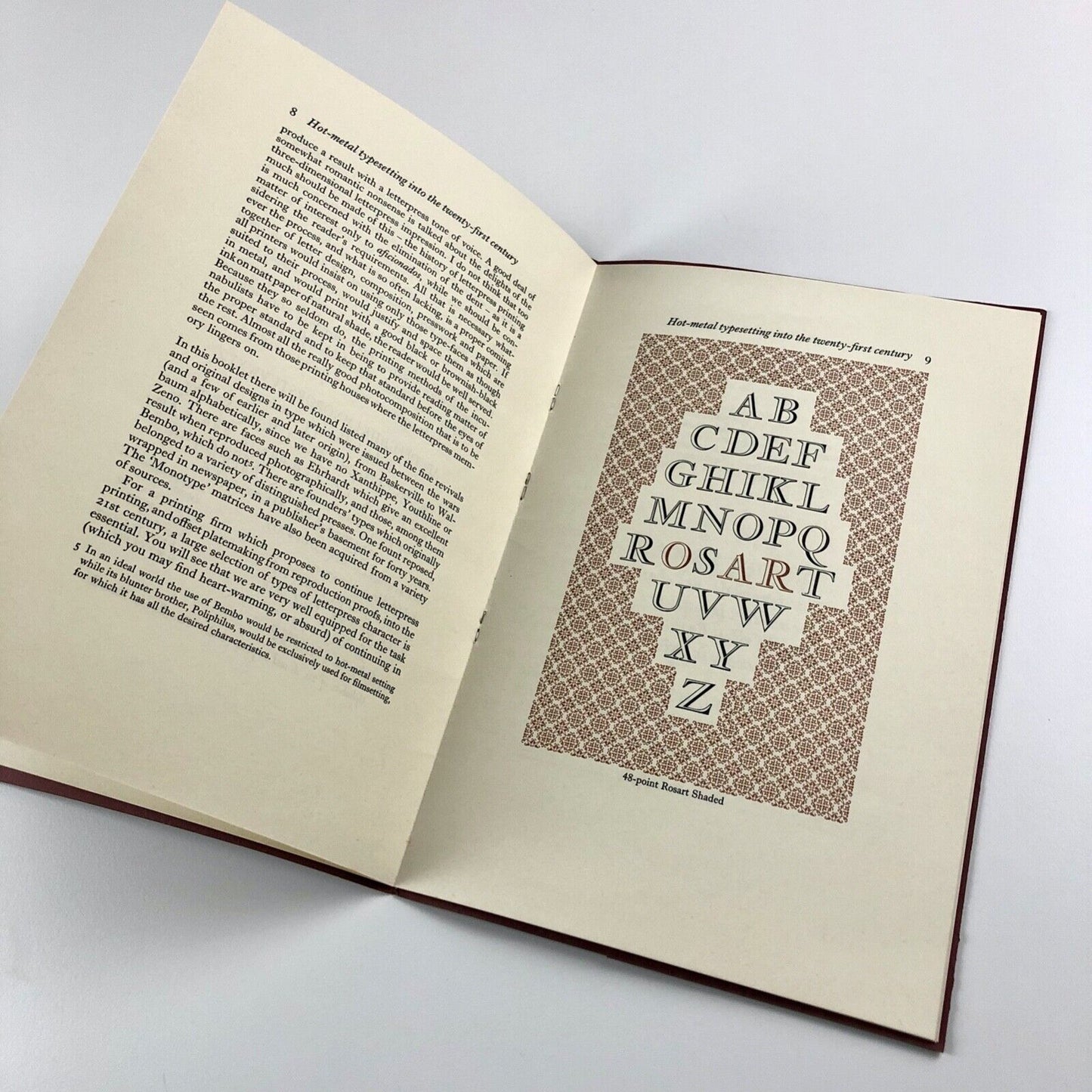 Hot-Metal Typesetting into the Twenty-First Century | Robert Stockwell 1983