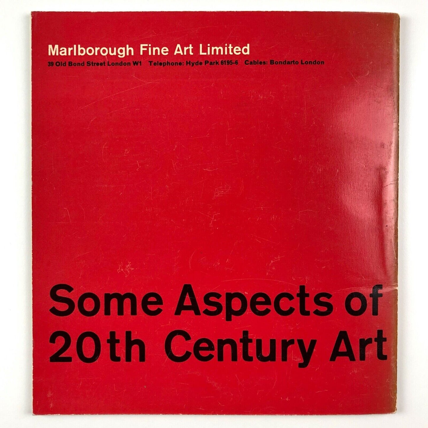 Some Aspects of 20th Century Art | Marlborough Fine Art | Gordon House, 1961