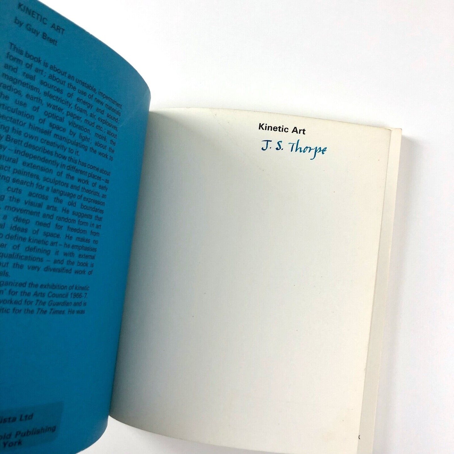 Kinetic Art: The language of movement | Guy Brett | Studio Vista 1968
