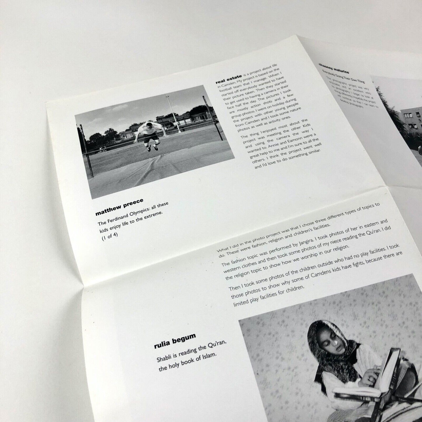 Real Estate – Young people’s photography project in Camden | The Gallery, Swiss Cottage, 1997