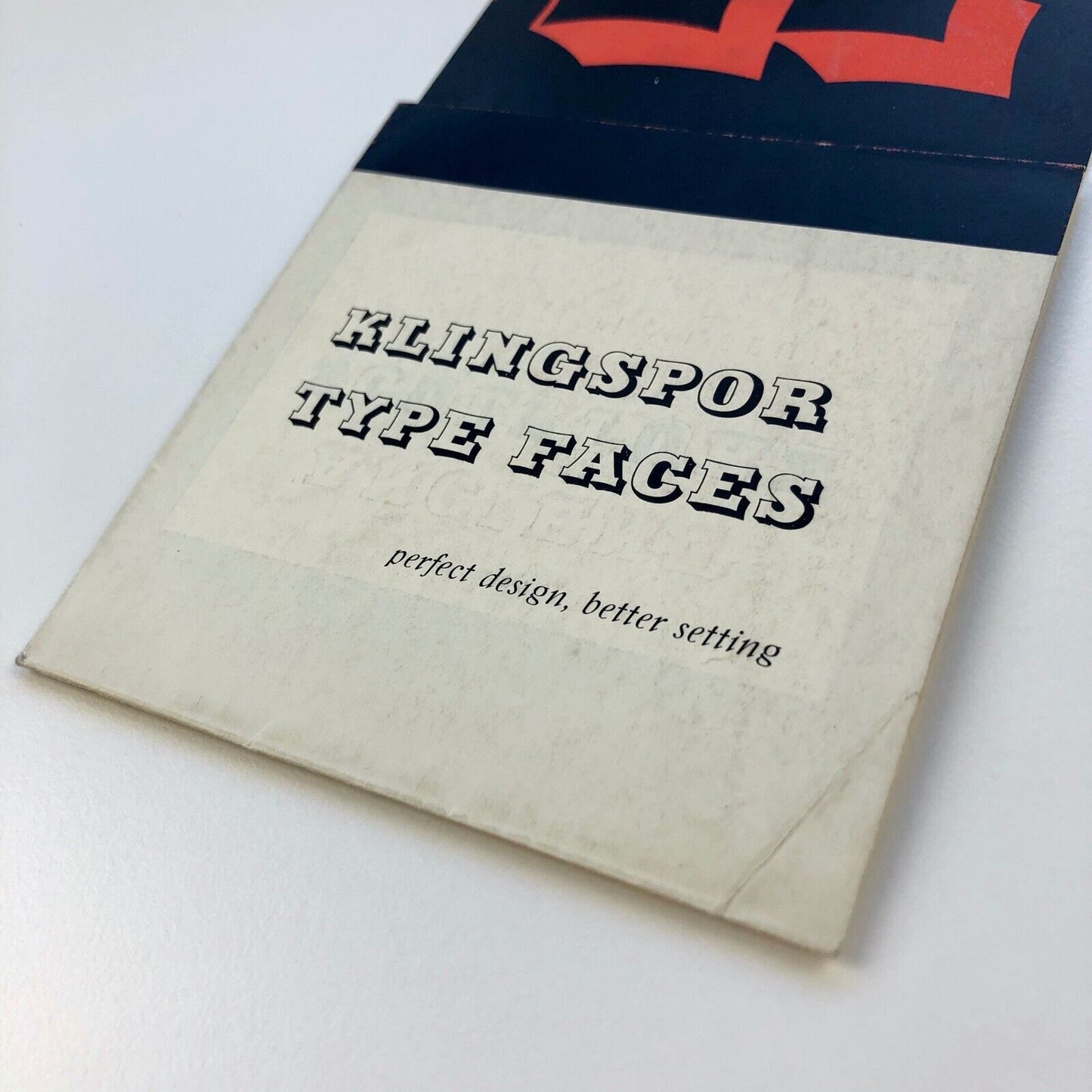Klingspor Type Faces | Duo type specimen leaflet | Soldans Ltd, 1954 | Alfred Finsterer
