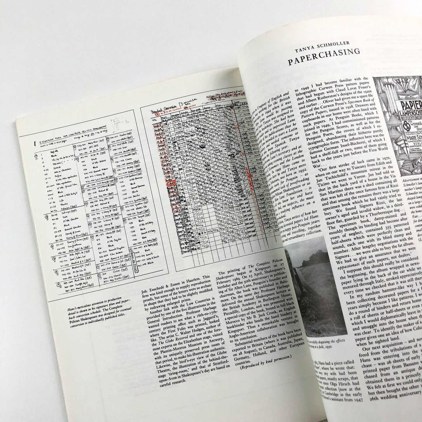 The Monotype Recorder | Hans Schmoller: Typographer | Number 6, April 1987