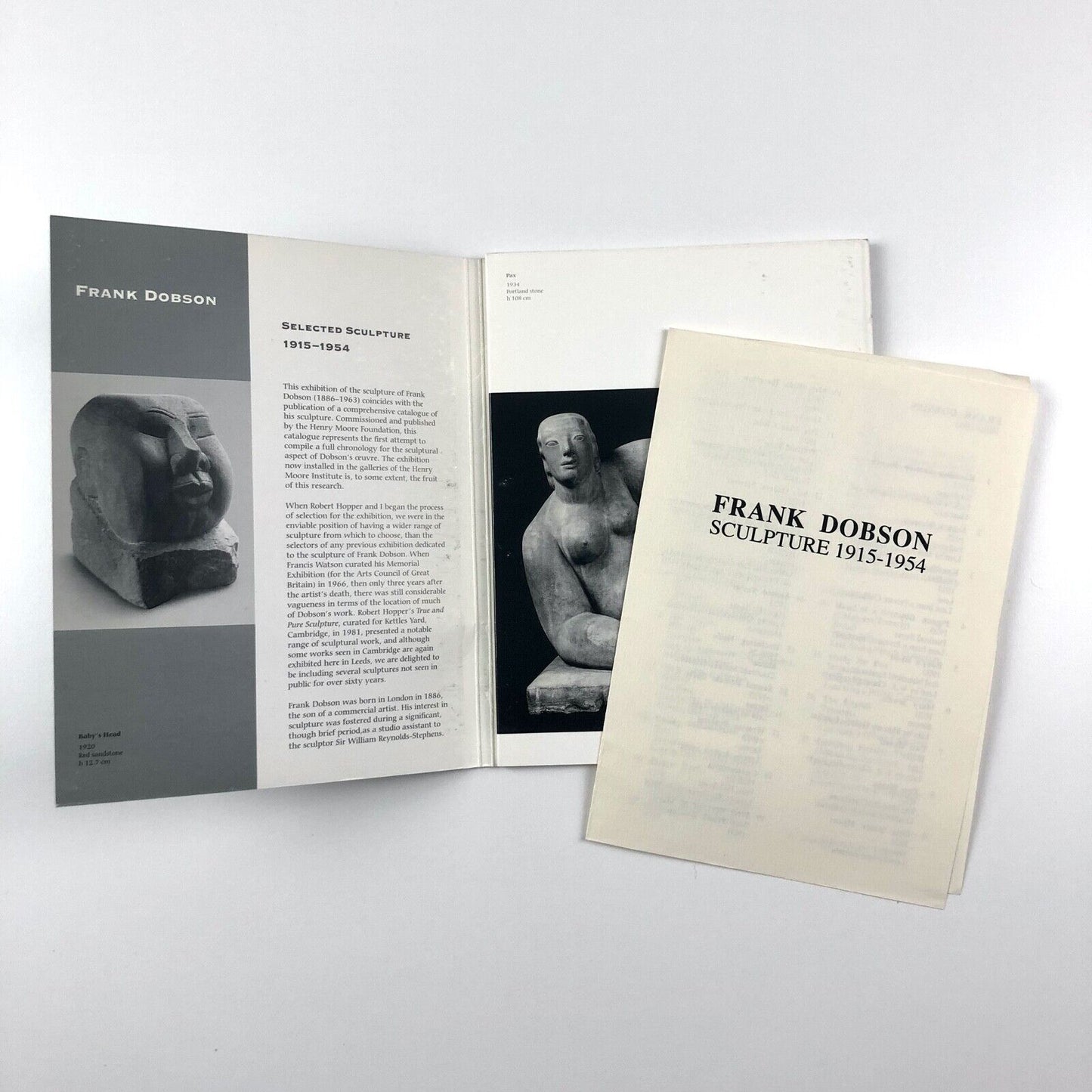 Frank Dobson: Selected Sculpture 1915-1954 | Henry Moore Sculpture Trust, and The Henry Moore Institute, Leeds, 1994