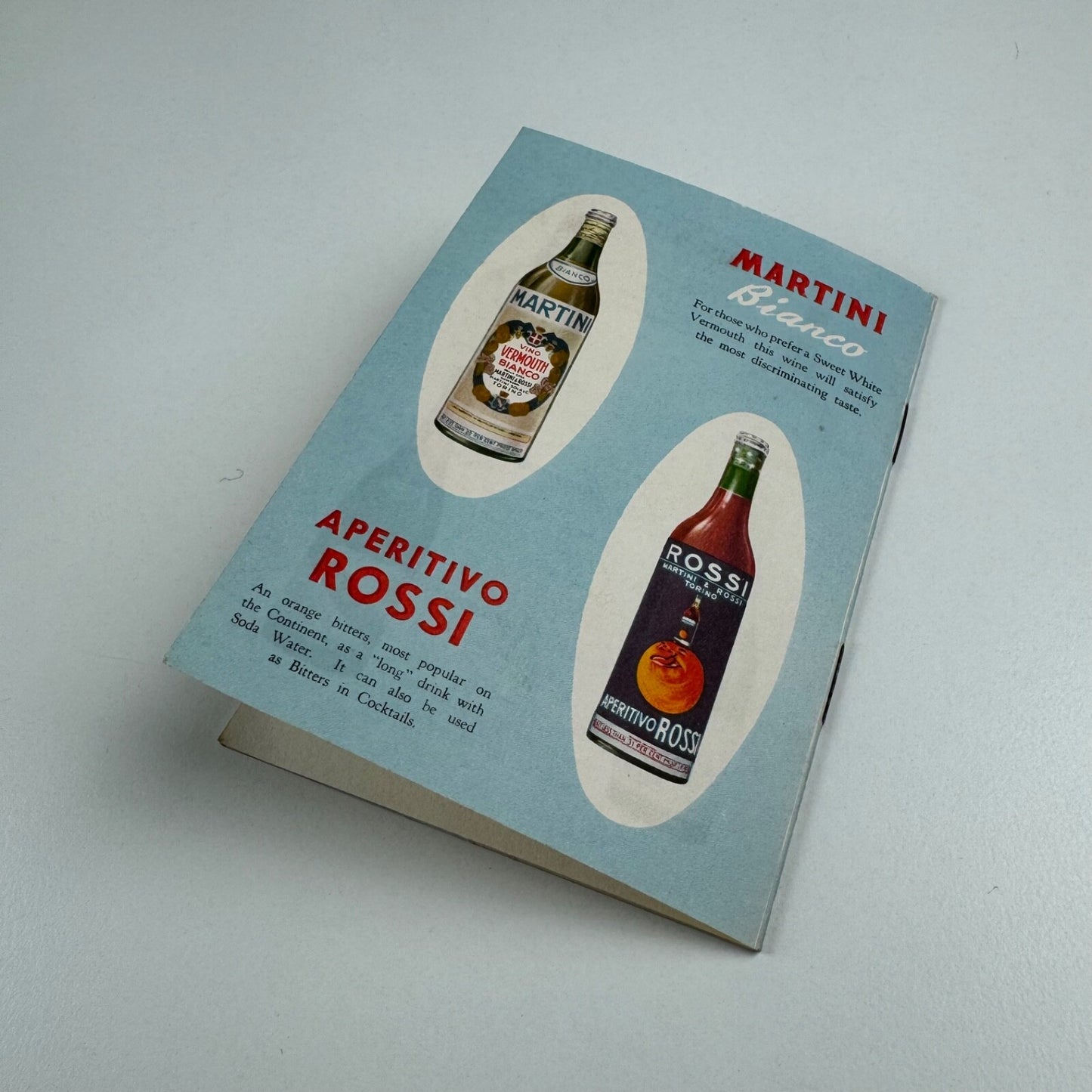 ‘Better drink Martini’ pocket size leaflet | undated, presumably 1960s
