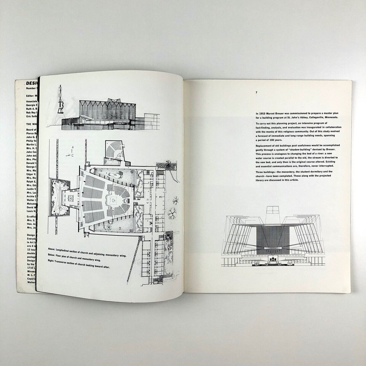 Design Quarterly Number 53, 1961 | Marcel Breuer, The Buildings at St. John’s Abbey