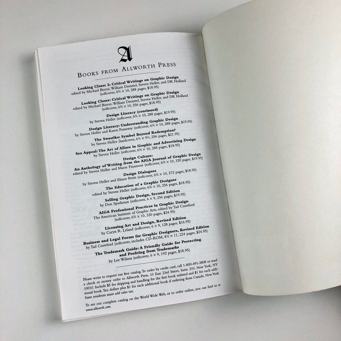 Looking Closer 3 | Classic Writings on Graphic Design | Introduction by Steven Heller and Rick Poynor | Allworth Press, 1999