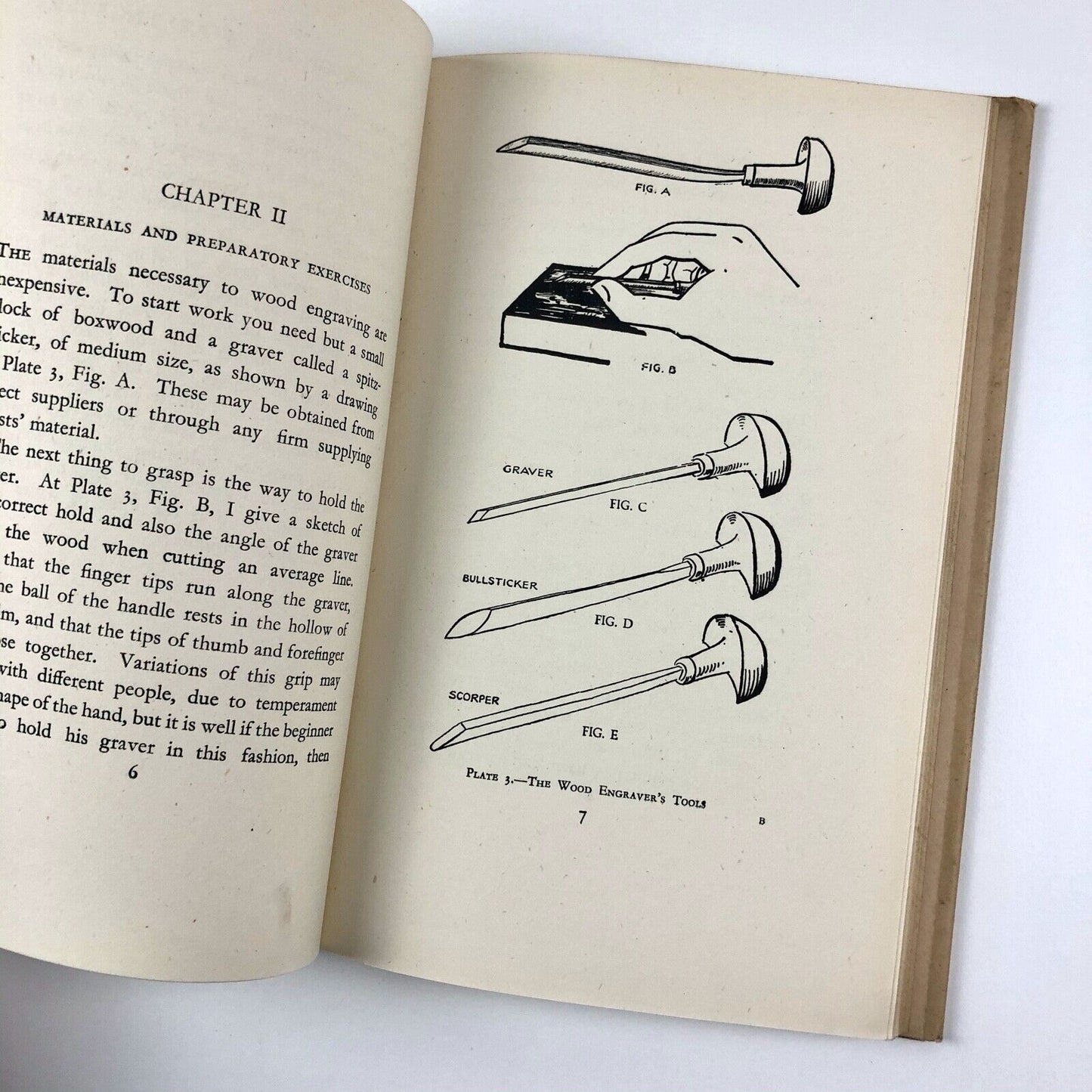 A Manual on Wood Engraving | Written & Illustrated by L. A. Doust | 1942 edition