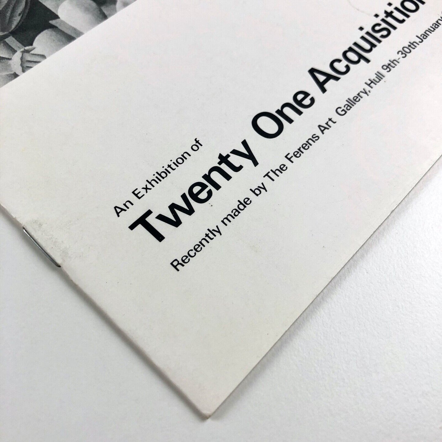 Twenty One Acquisitions The Ferens Art Gallery Hull | 1982