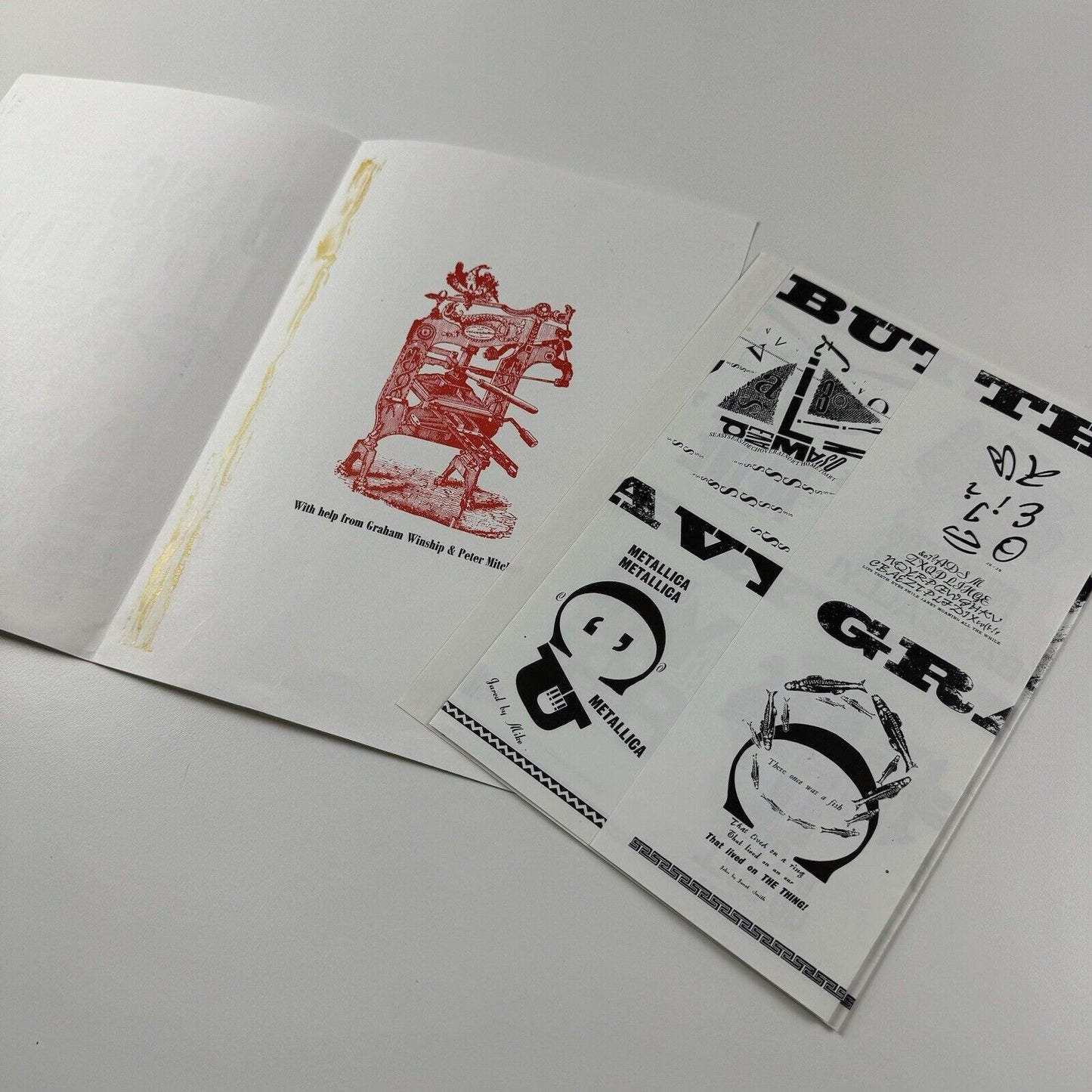 Basic Typography Class 1989 | York College of Arts and Technology BTEC booklet