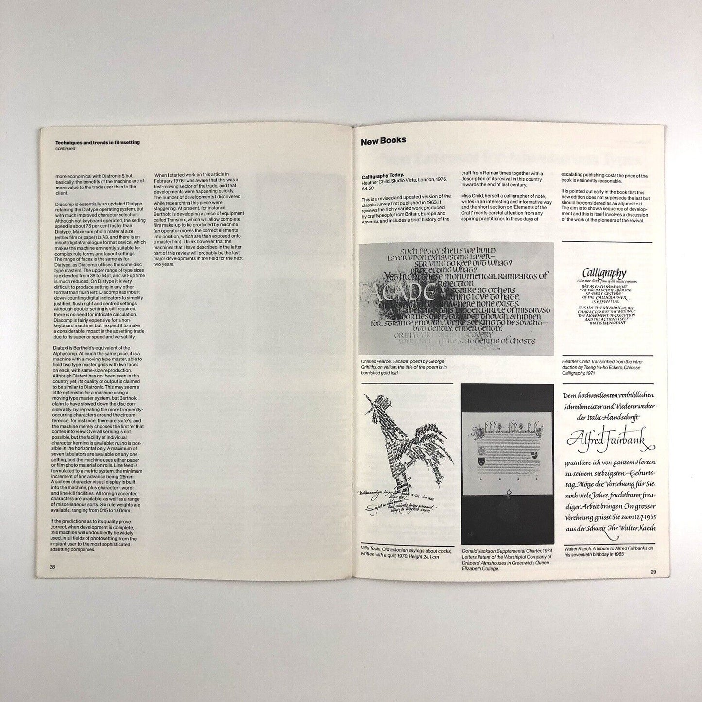 Typographic 9 The Journal of the Society of Typographic Designers | includes article on Edward Wright by Theo Crosby