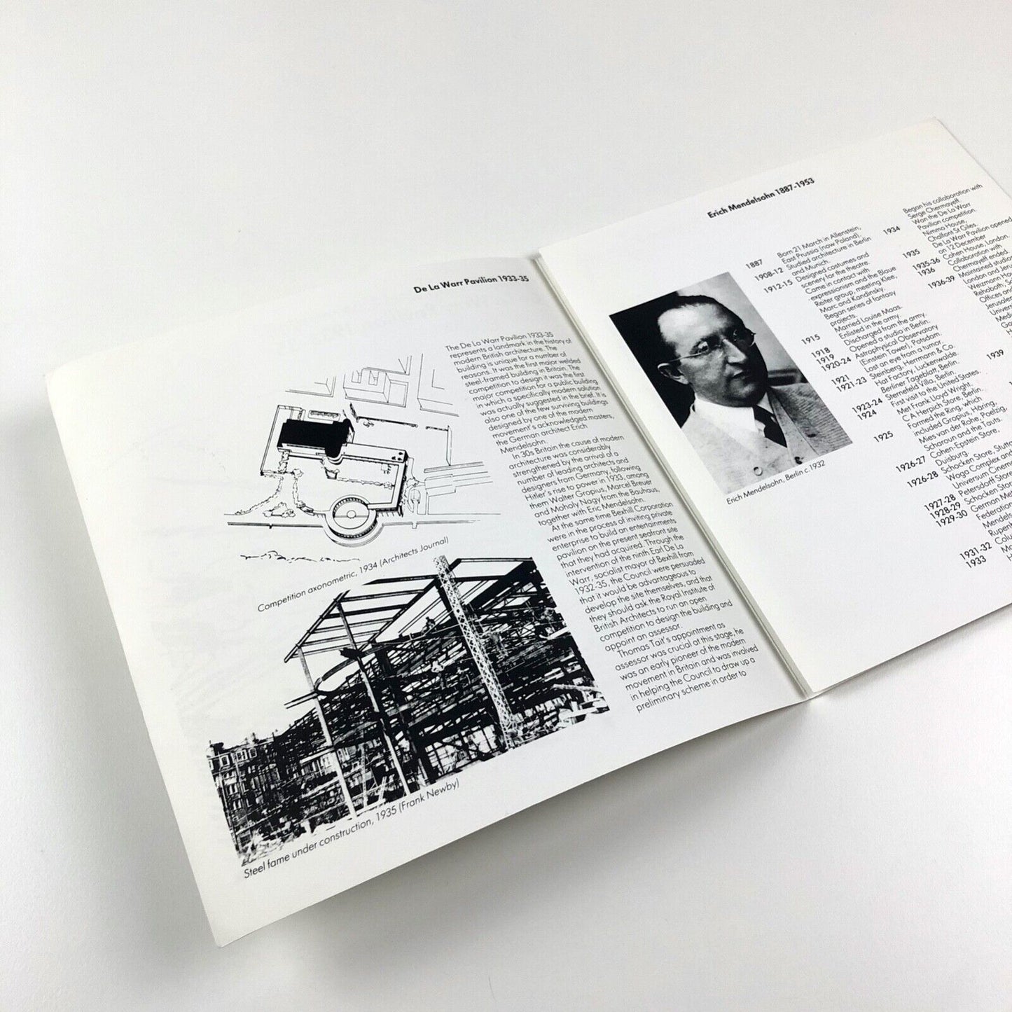 Gallery guide for Mendelsohn and Chermayeff De La Warr Pavilion 1933-35, undated