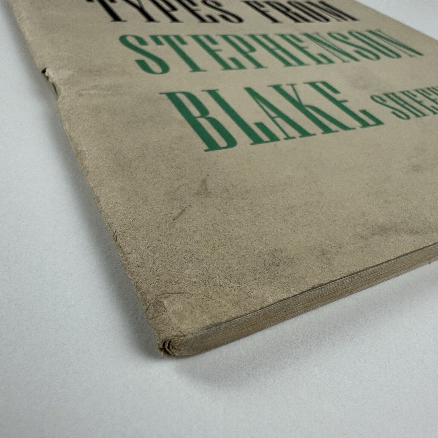 Card Founts of Printing Types from Stephenson Blake | Type specimen booklet