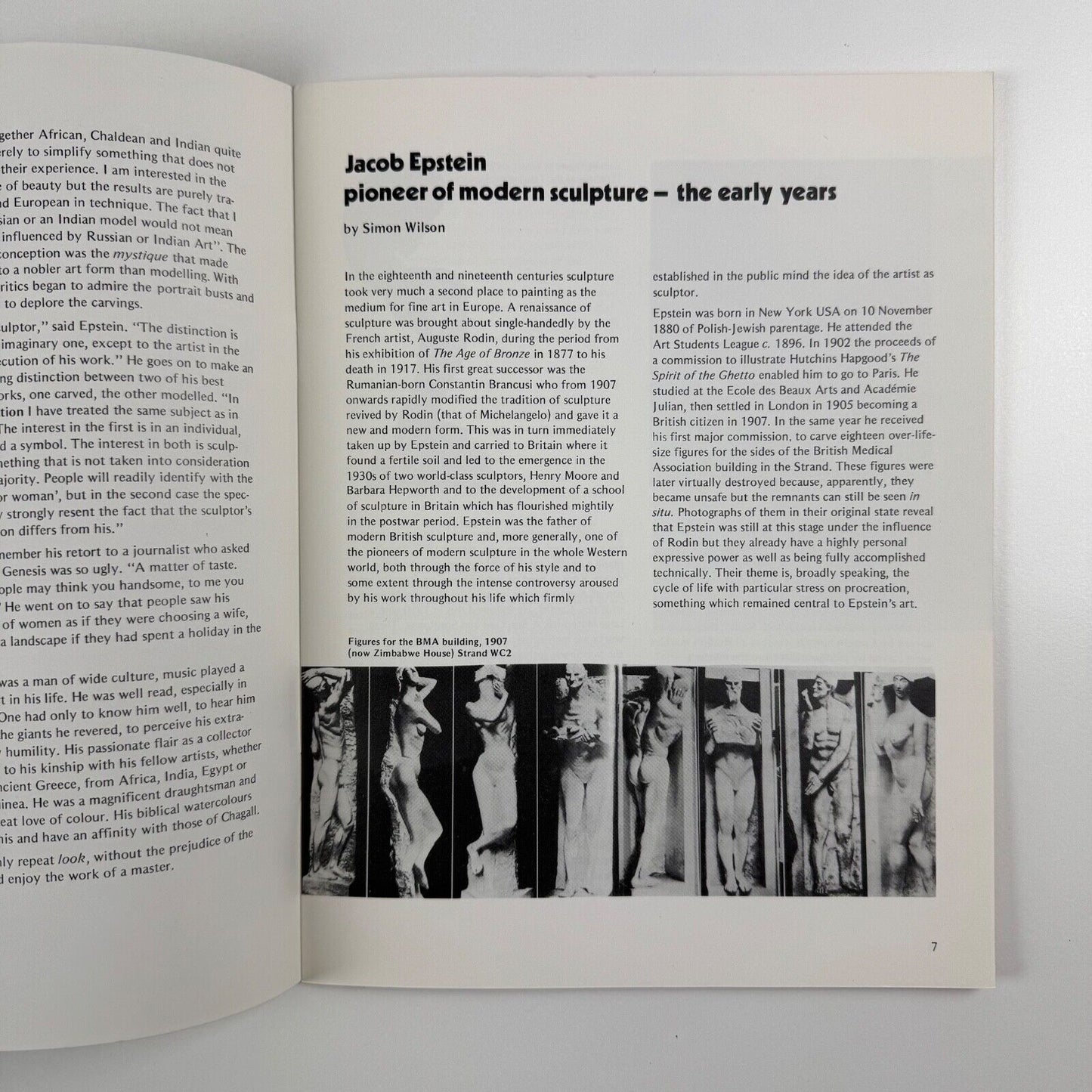 Epstein Centenary 1980. Bronzes, drawings and watercolours | Ben Uri Gallery, 1980