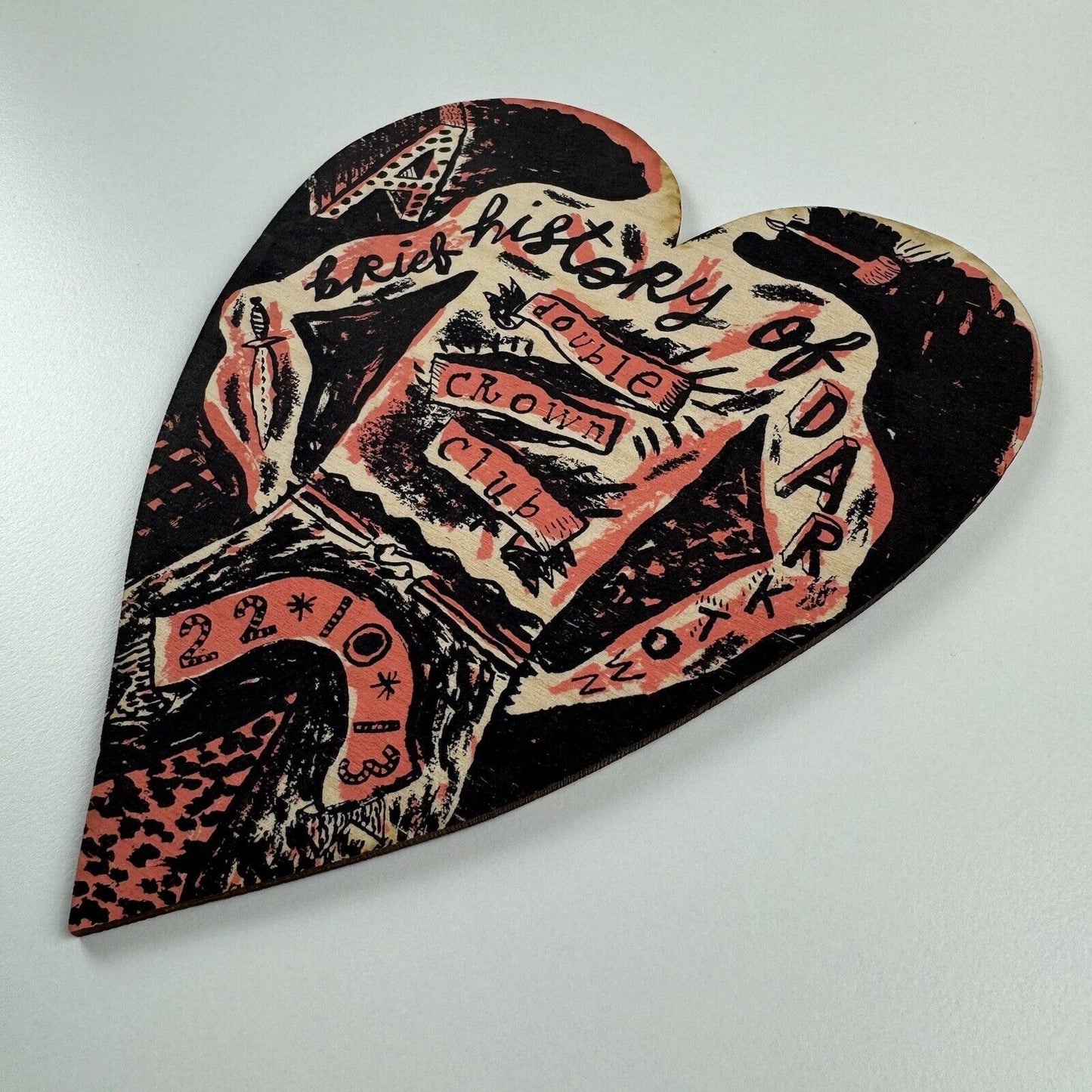 Jonny Hannah – A Brief History of Darktown | Double Crown Club – plywood keepsake, 2013