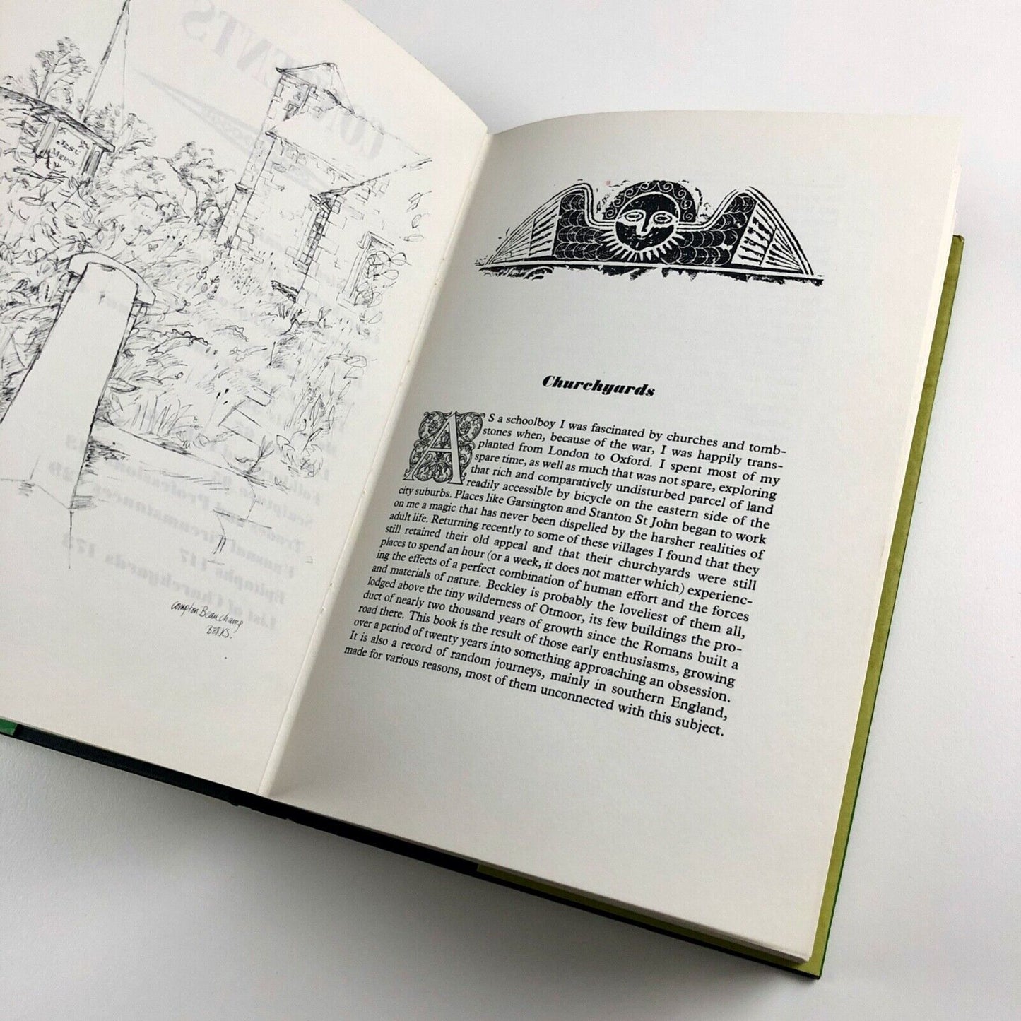 Of Graves and Epitaphs by Kenneth Lindley | frontispiece and endpapers by John Piper | Hutchinson, 1965
