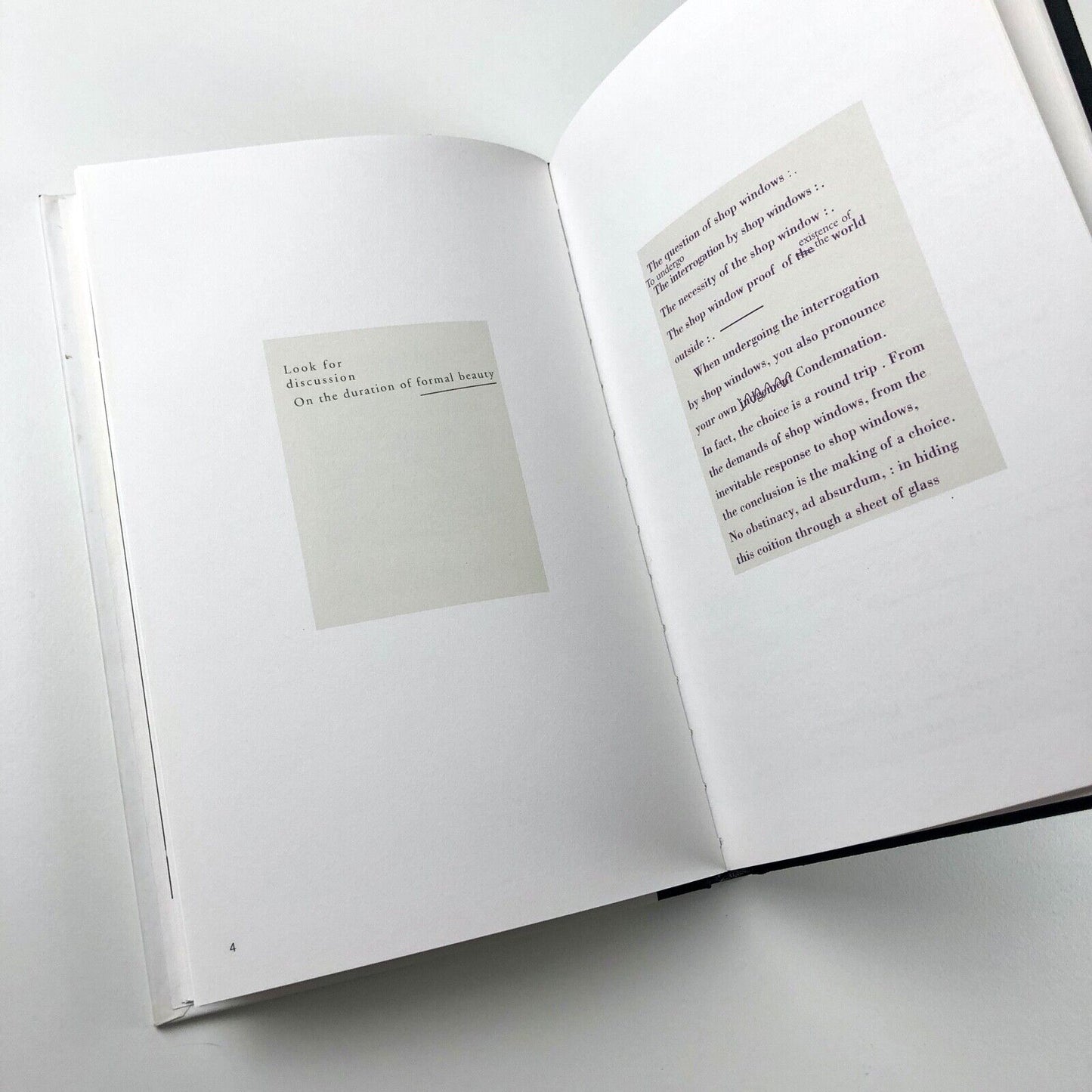 Marcel Duchamp – à L'infinitif | The Typosophic Society, 1999 | Translated by Richard Hamilton
