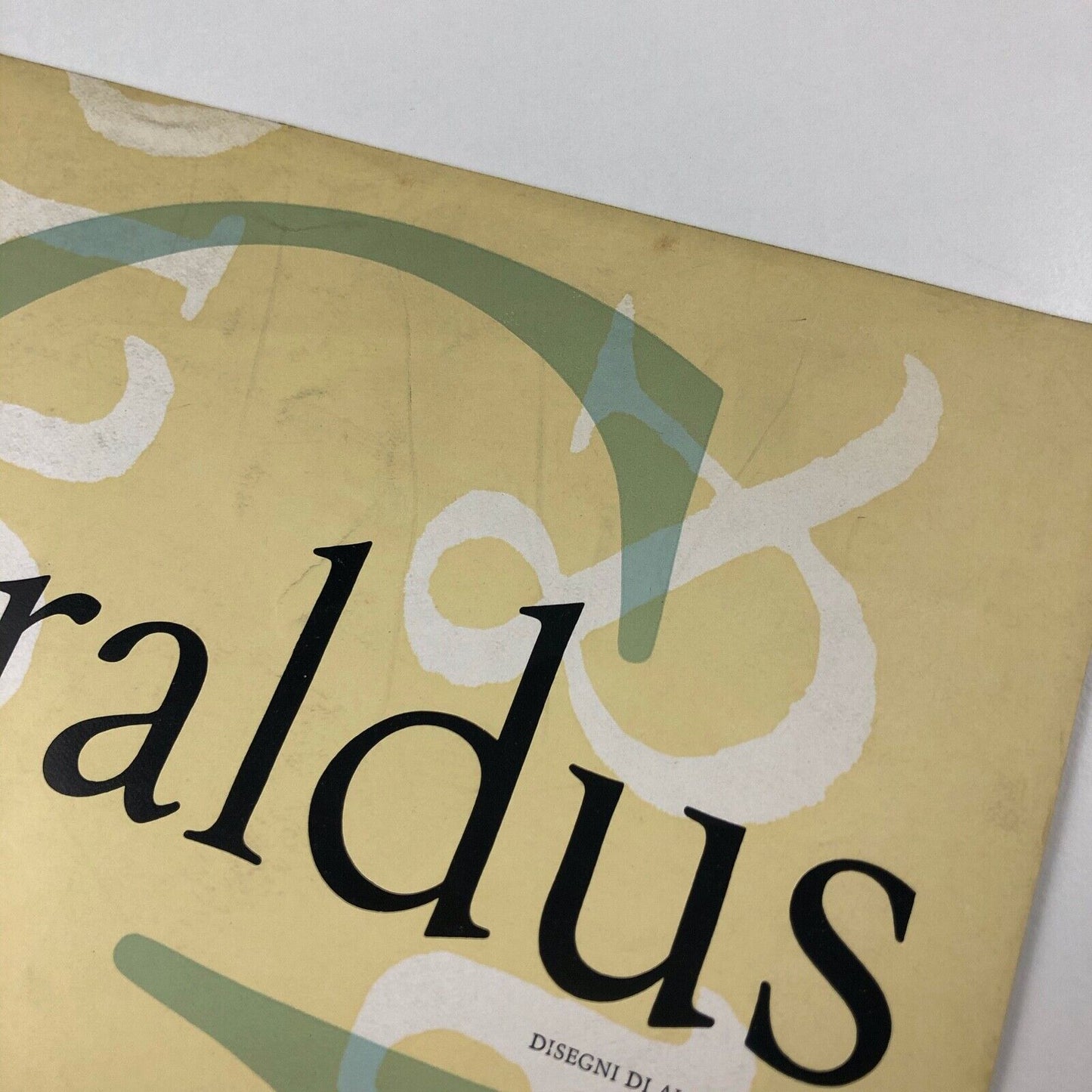 Type specimen for Garaldus | Società Nebiolo, Torino Aldo Novarese, 1956
