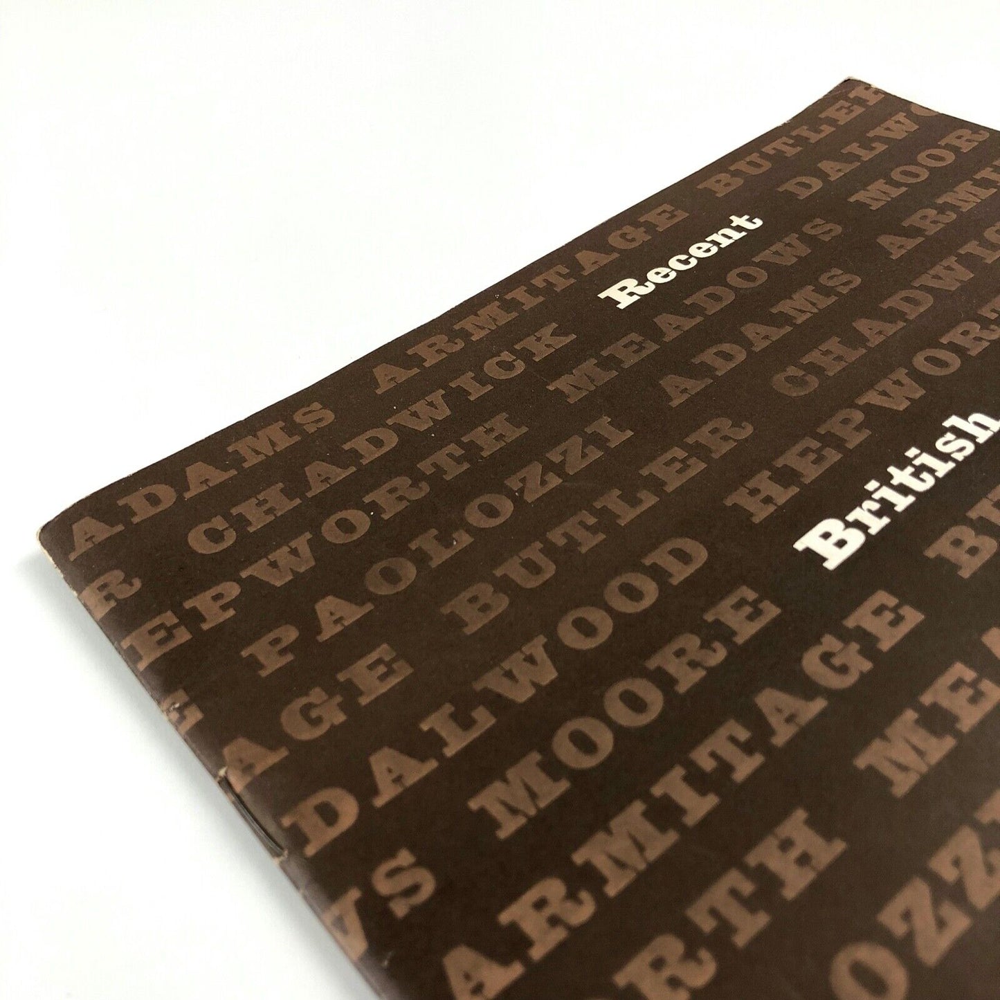 Recent British Sculpture – exhibition catalogue | British Council 1961-63