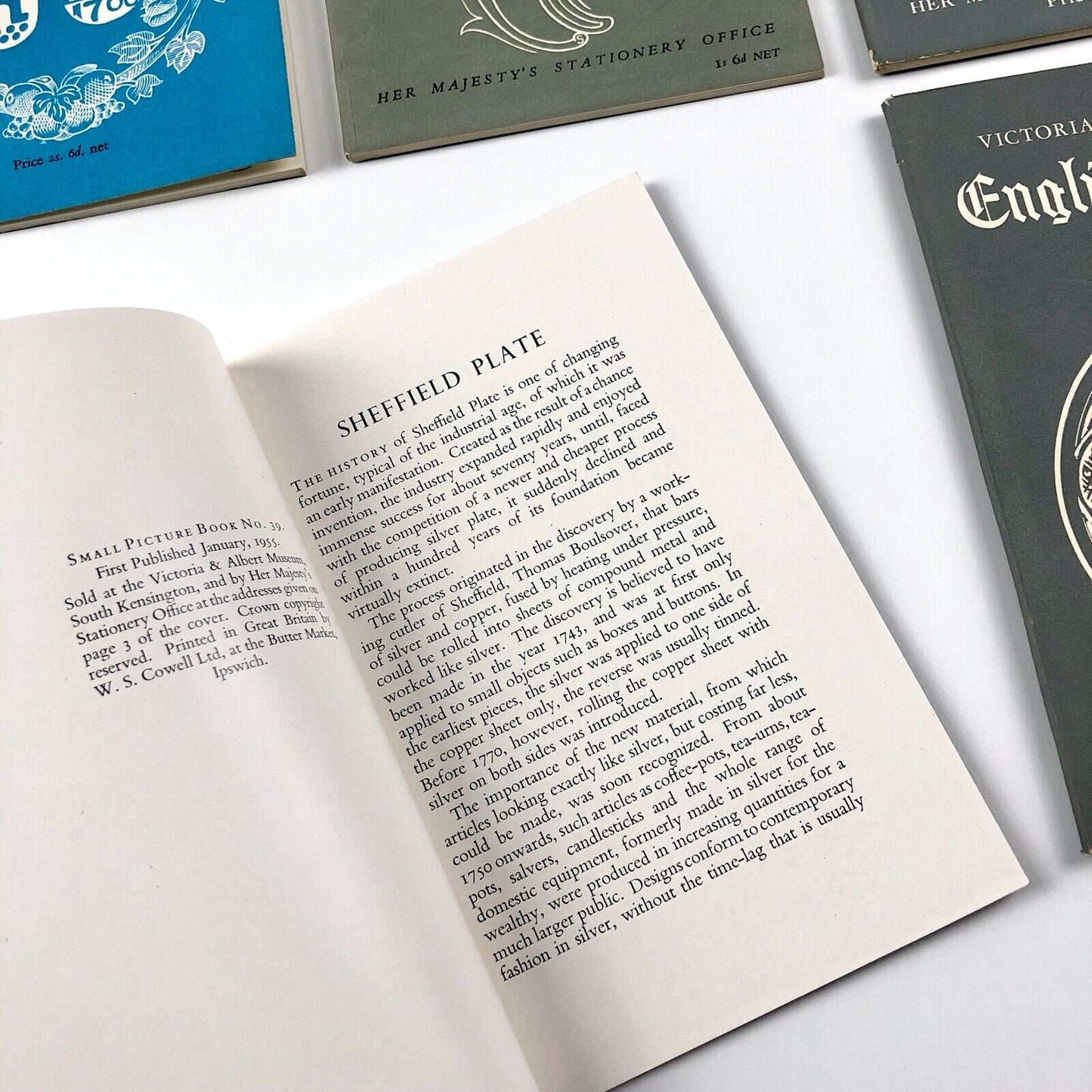 V&A Picture Book series of 5 Booklets on Silver | HMSO, 1952 - 1959
